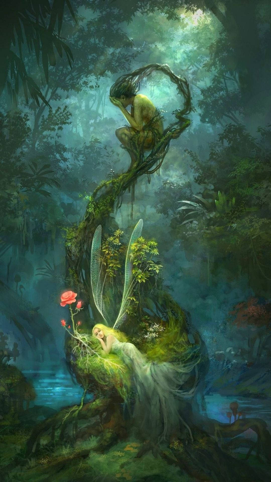 Tiên Nữ Ngủ Say Thẩm Mỹ Hình nền