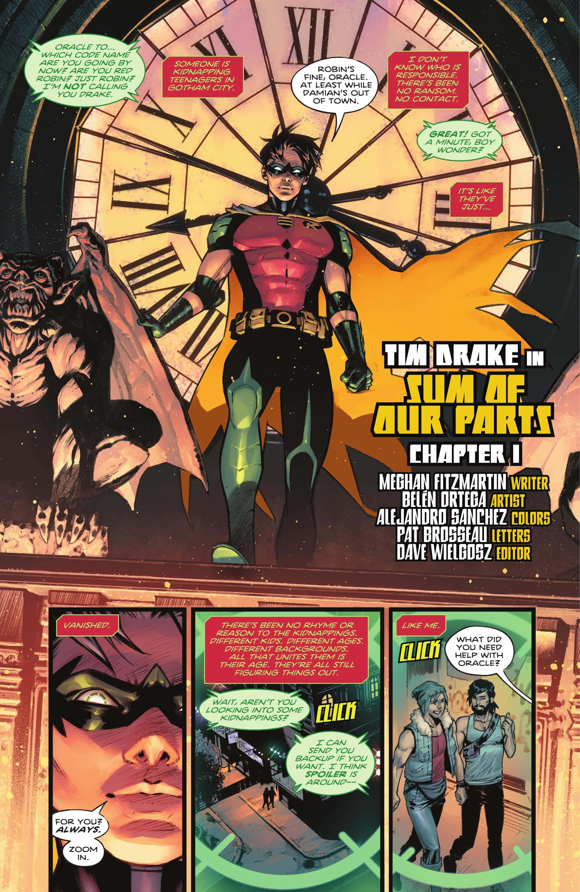 Tim Drake dũng cảm trong vai Red Robin Hình nền