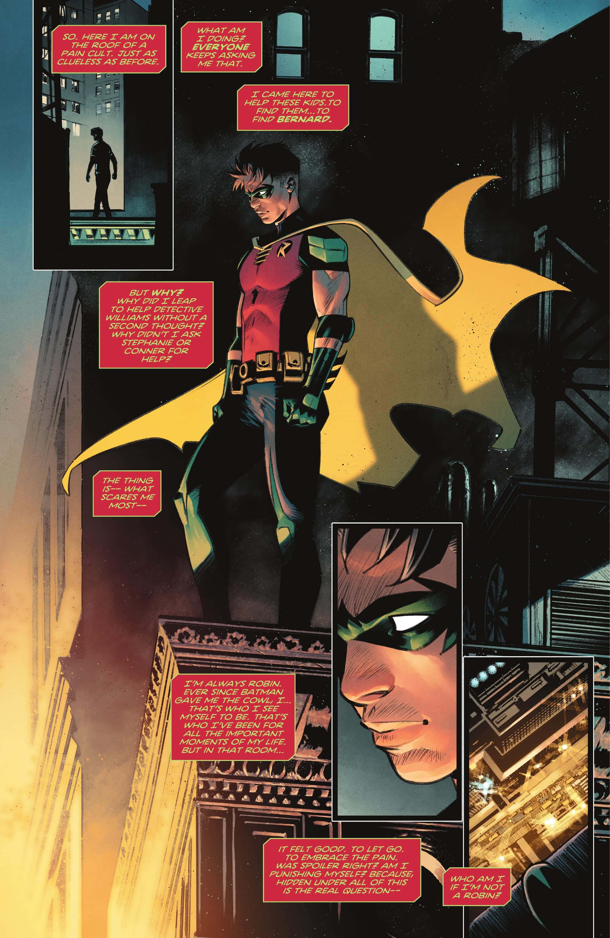 Tim Drake Năng Động Trong Hành Động Hình nền