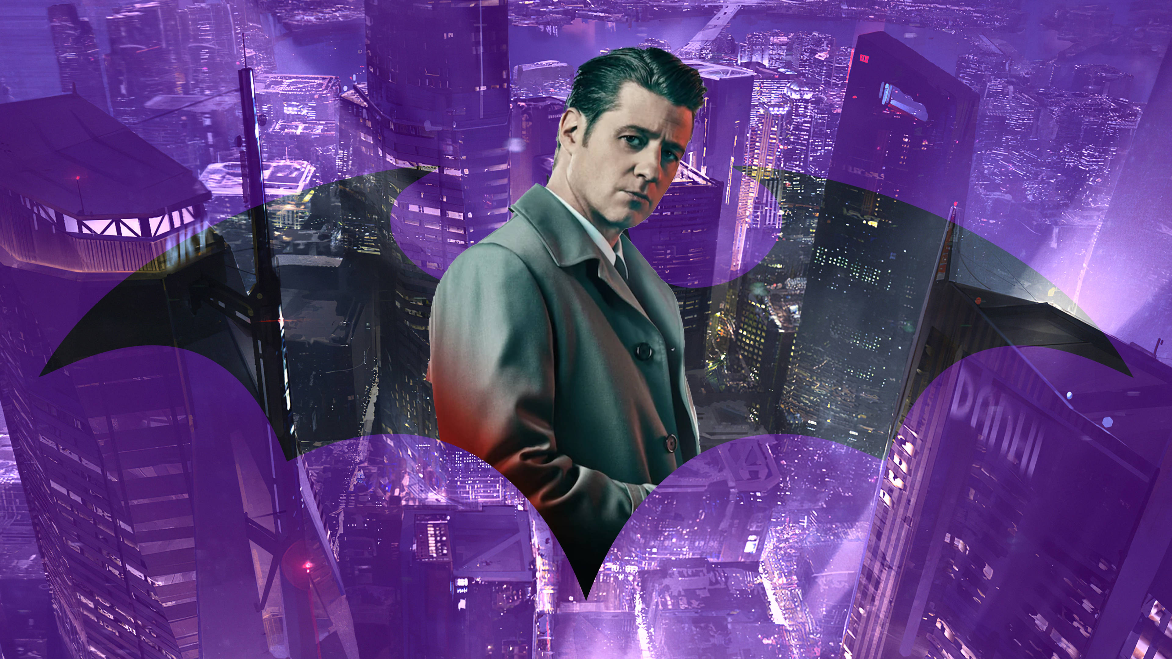 Tím Thẩm Mỹ 4K Gotham Hình nền