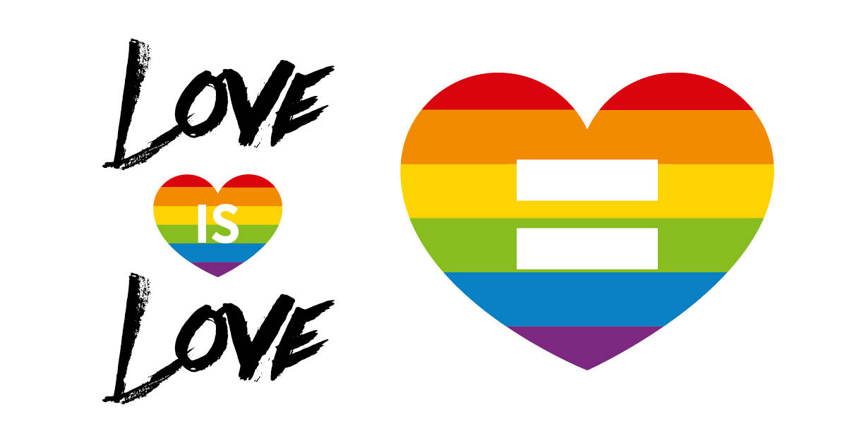 Tình Yêu Là Tình Yêu Trái Tim Bình Đẳng LGBTQ Hình nền