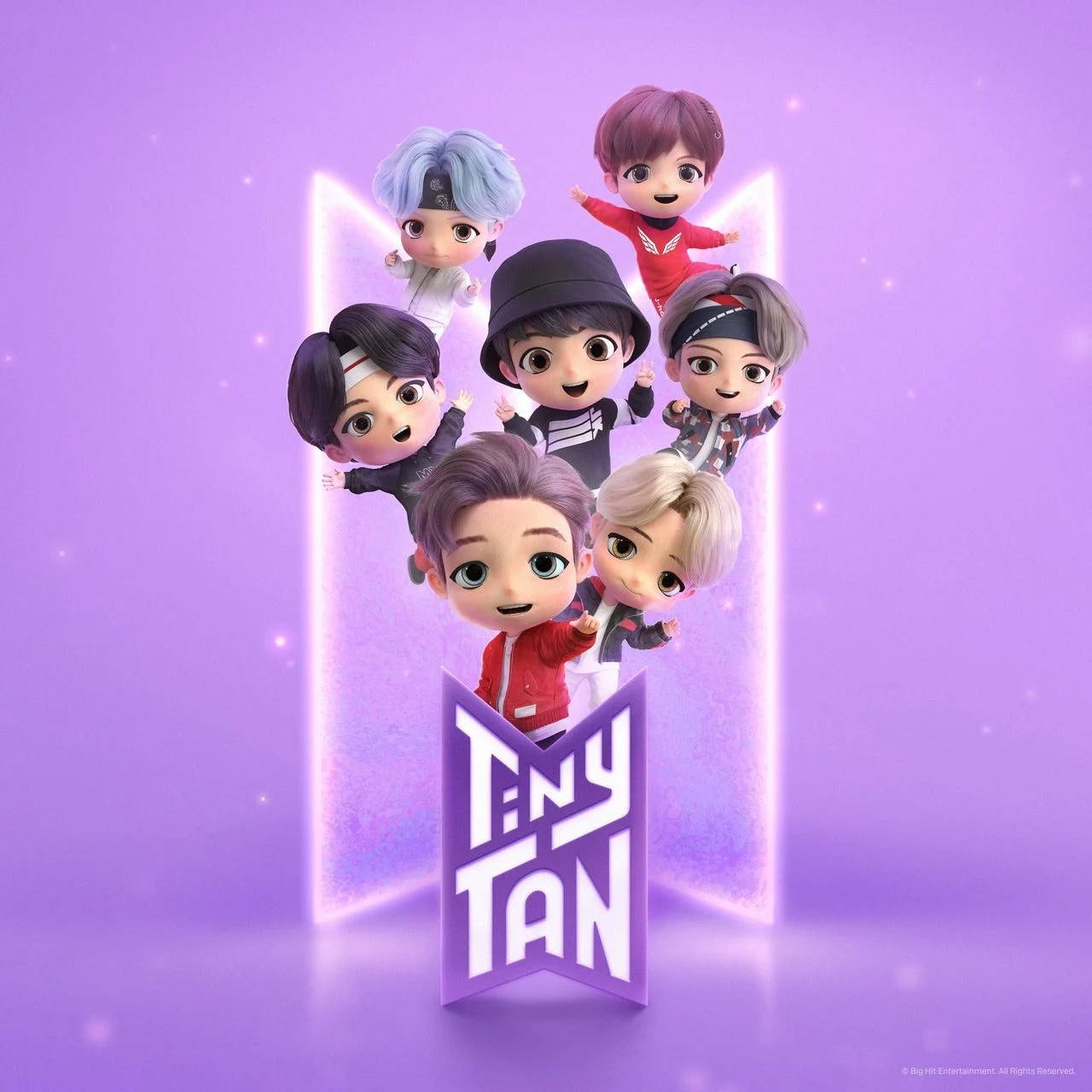 Tiny Tan BTS Có Logo Hình nền
