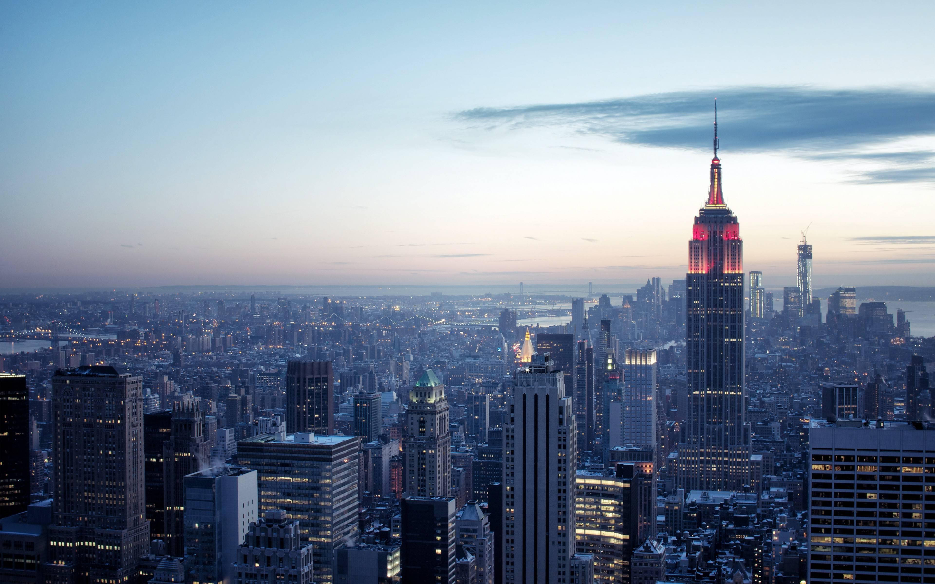 Tòa nhà Empire State phong cách New York Hình nền