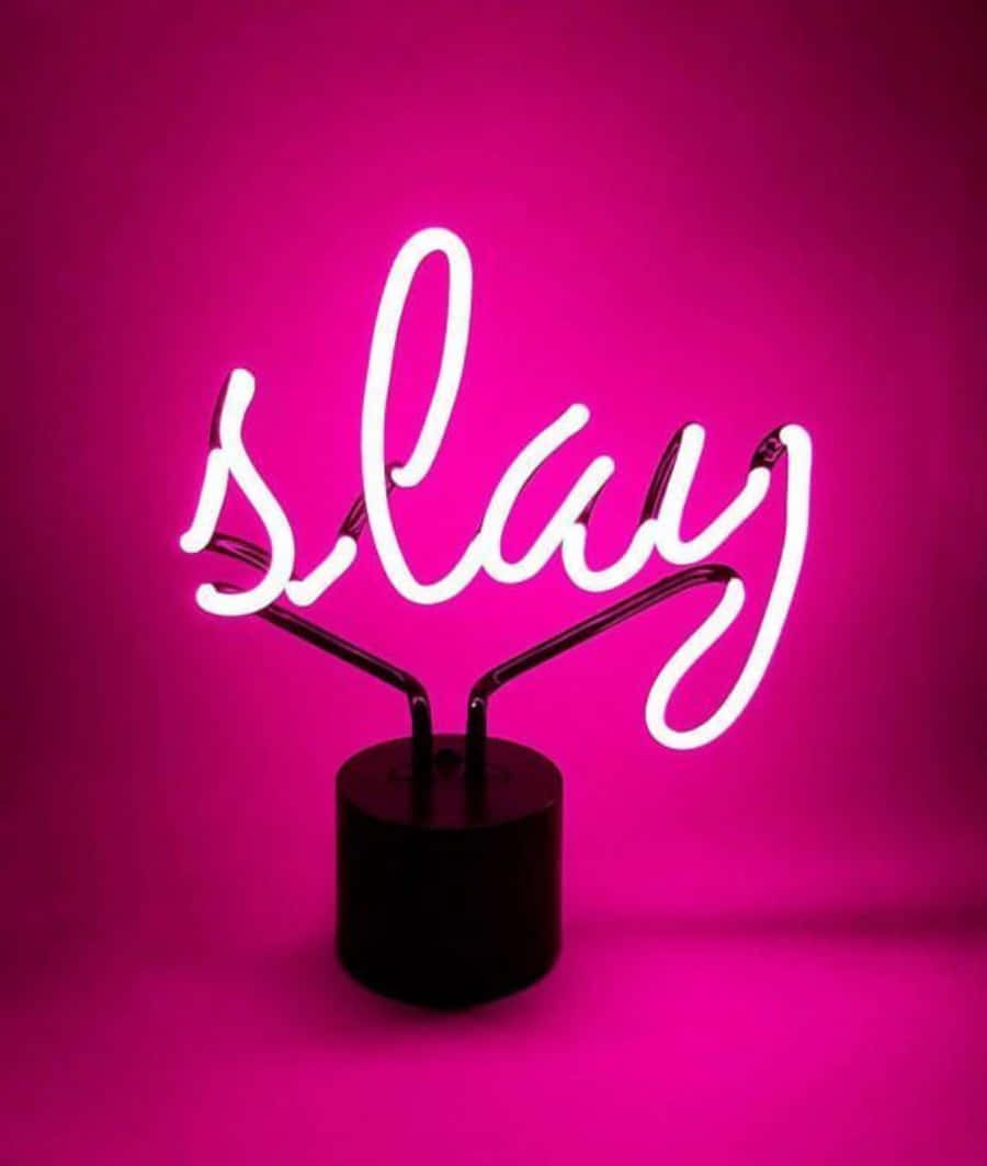 Tỏa sáng nội tâm với phong cách thẩm mỹ Neon Hồng Hình nền
