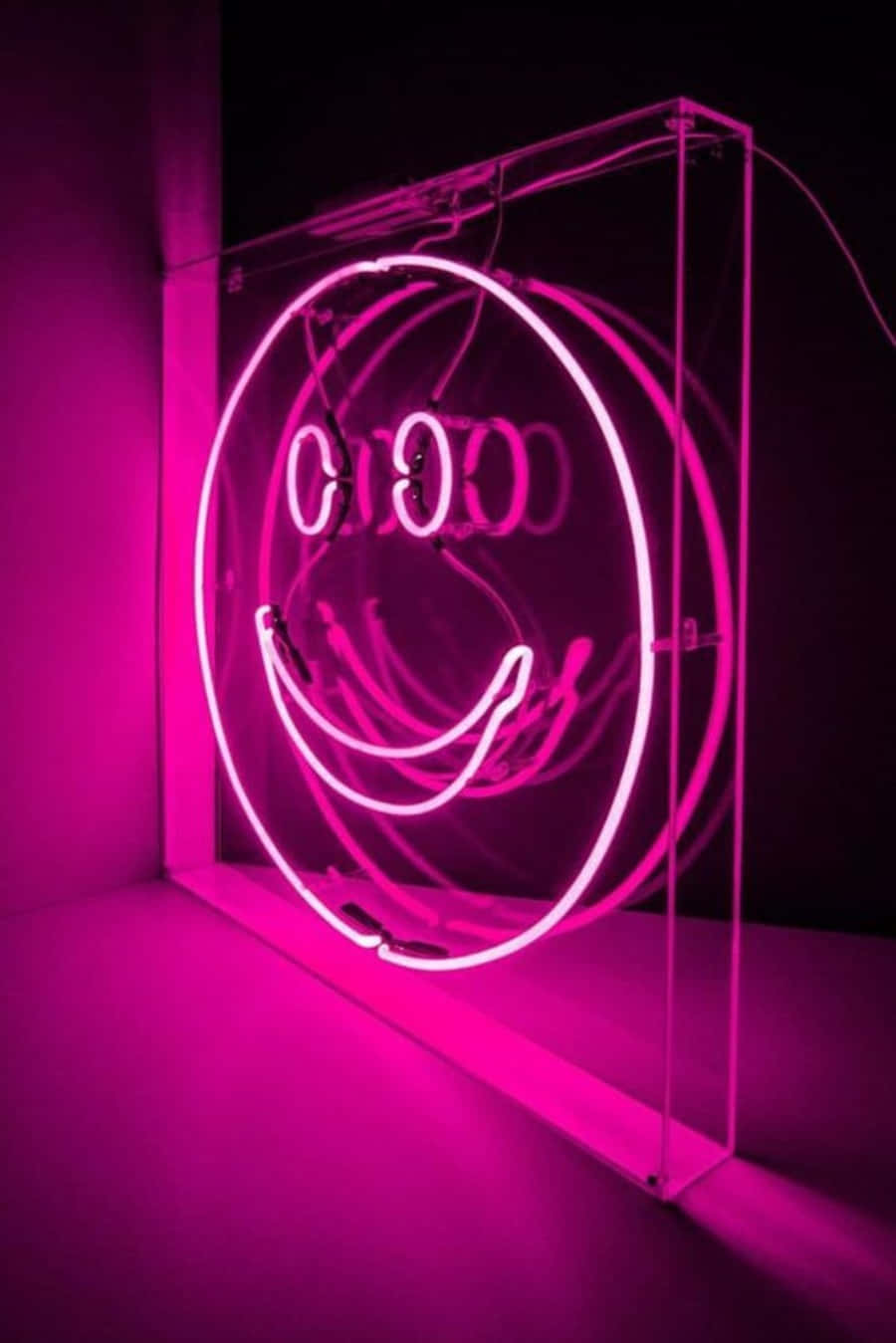 "Tỏa sáng với phong cách neon hồng này!" Hình nền