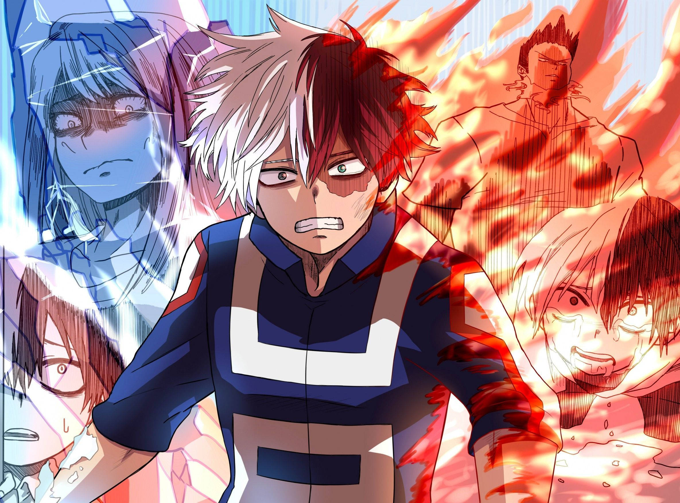 Todoroki Dễ Thương Bực Mình Hình nền