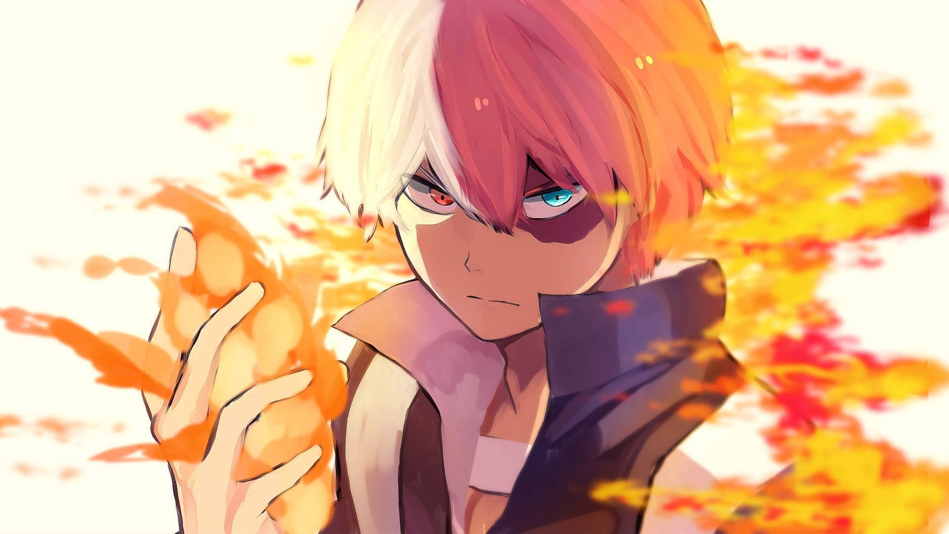 Todoroki Dễ Thương Dùng Lửa Hình nền