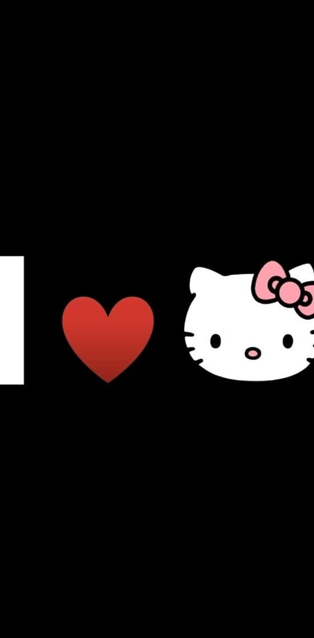 Tôi Yêu PFP Hello Kitty Hình nền