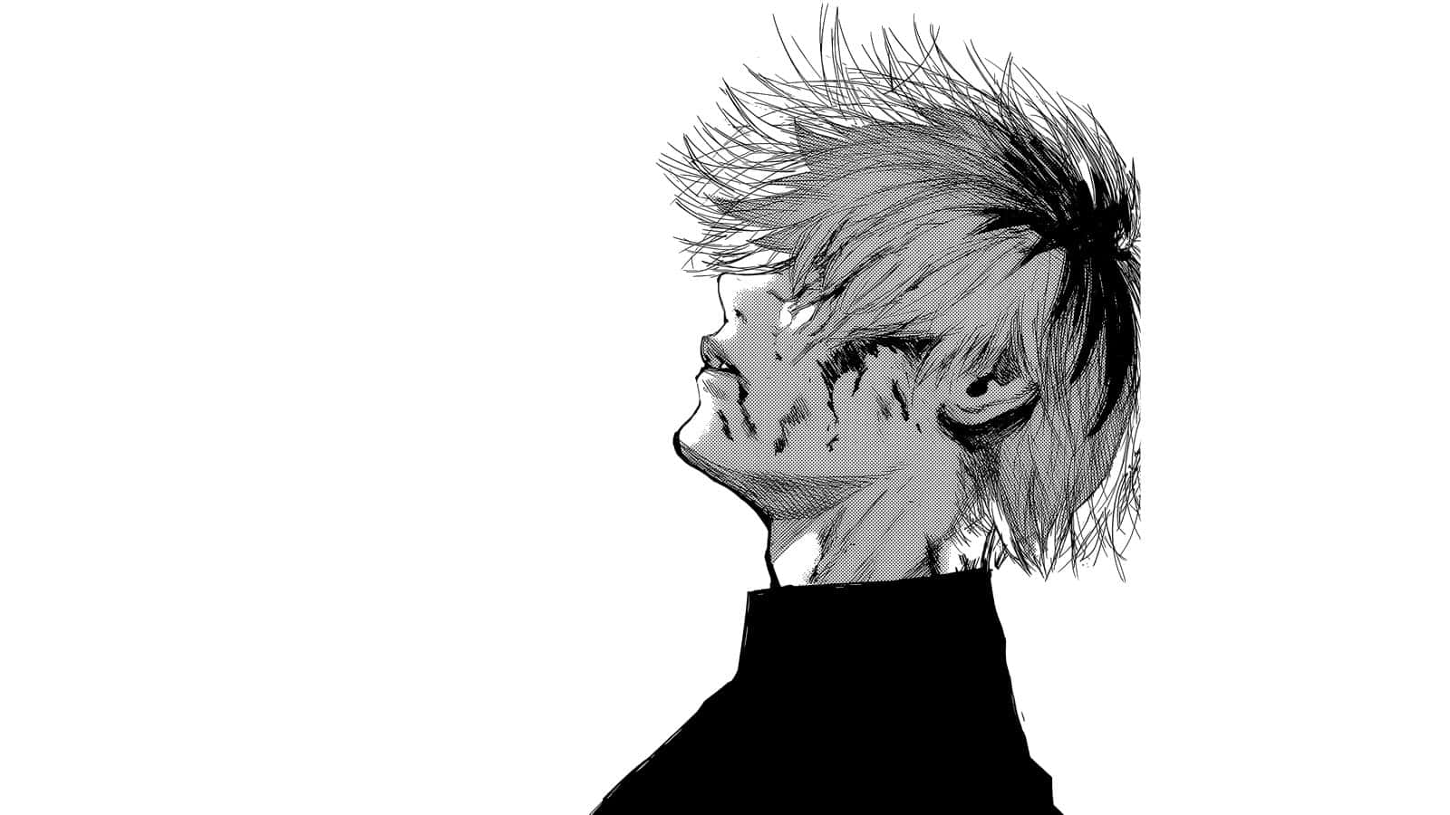Tokyo Ghoul Ảnh đại diện Kaneki đen trắng Hình nền