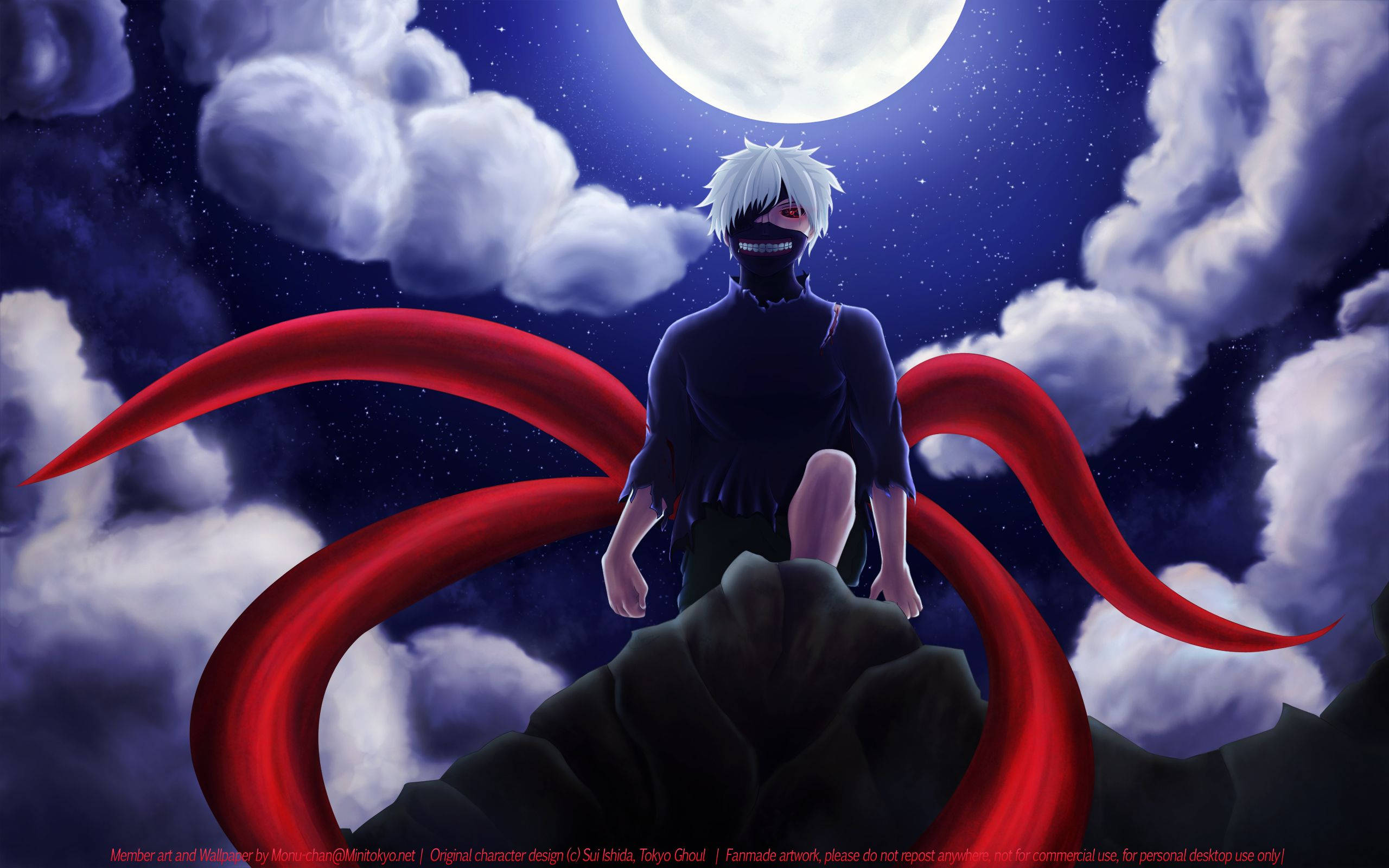 Tokyo Ghoul Nhân Vật Ken Bốn Đuôi Hình nền