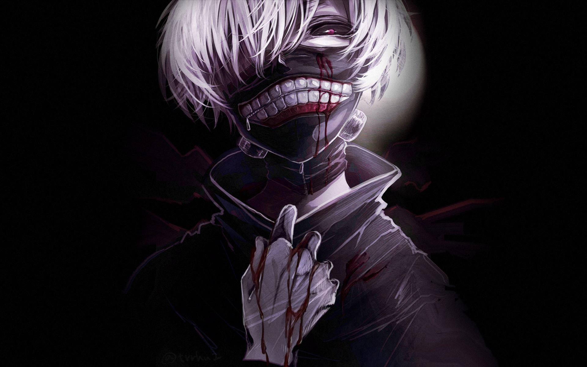 Tokyo Ghoul Nhân Vật Mặt Nạ Ken Máu Hình nền