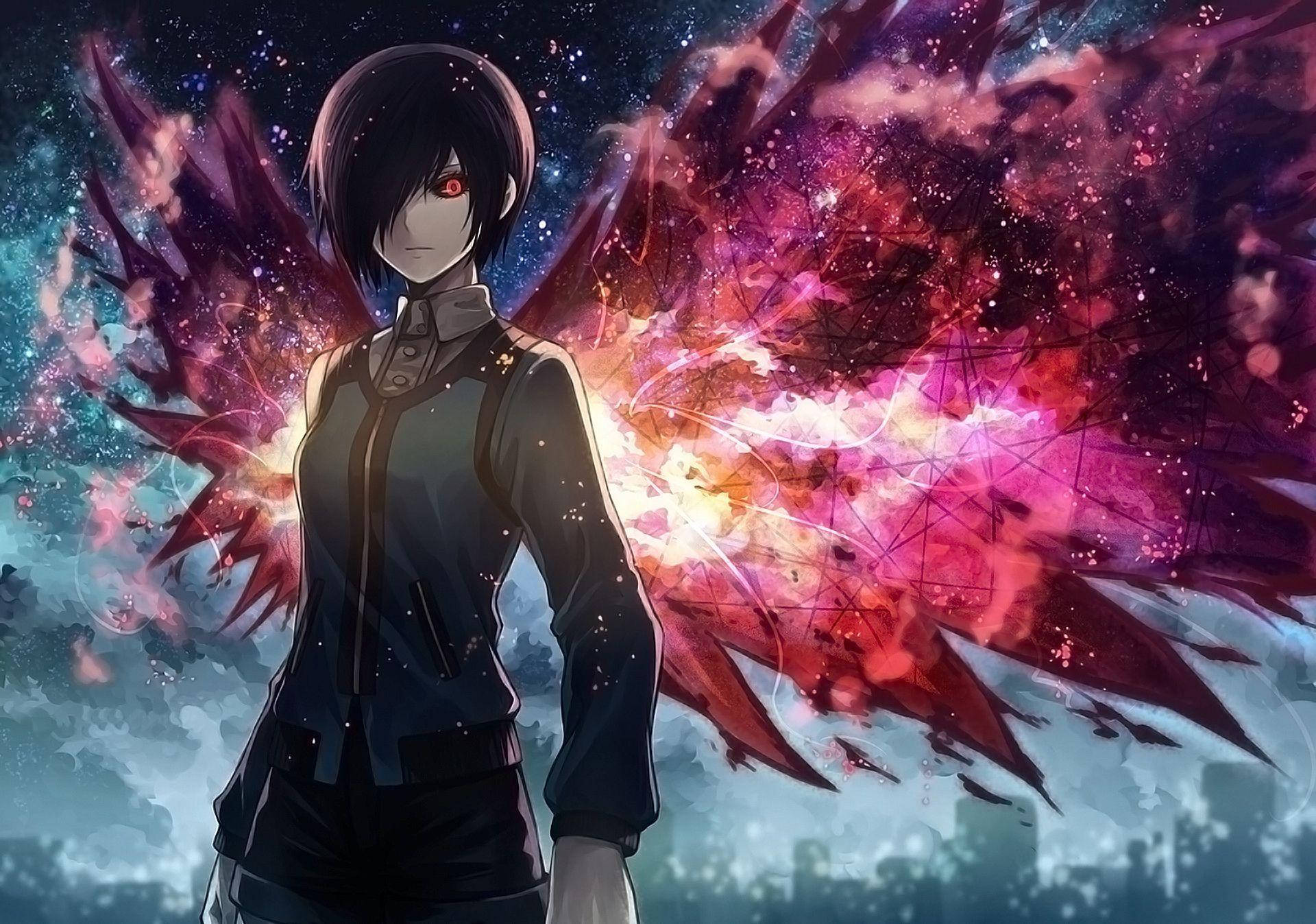 Tokyo Ghoul Nhân Vật Đôi Cánh Tăng Cường Hình nền