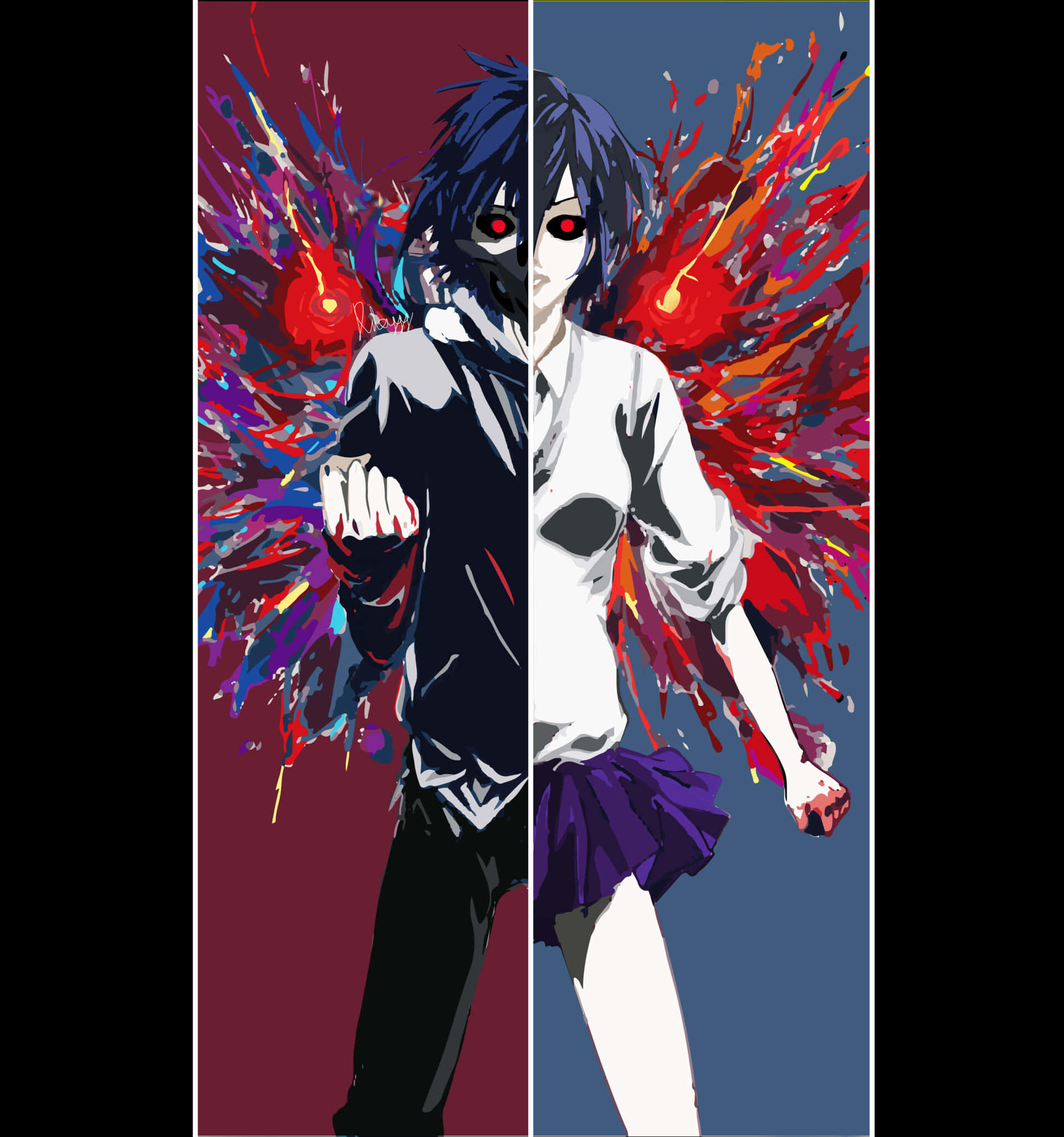 Tokyo Ghoul Pfp Touka Và Ayato Hình nền