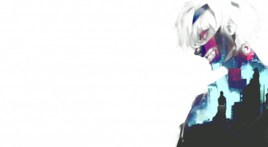 Tokyo Ghoul phong cách thẩm mỹ với bóng hình Ken Hình nền