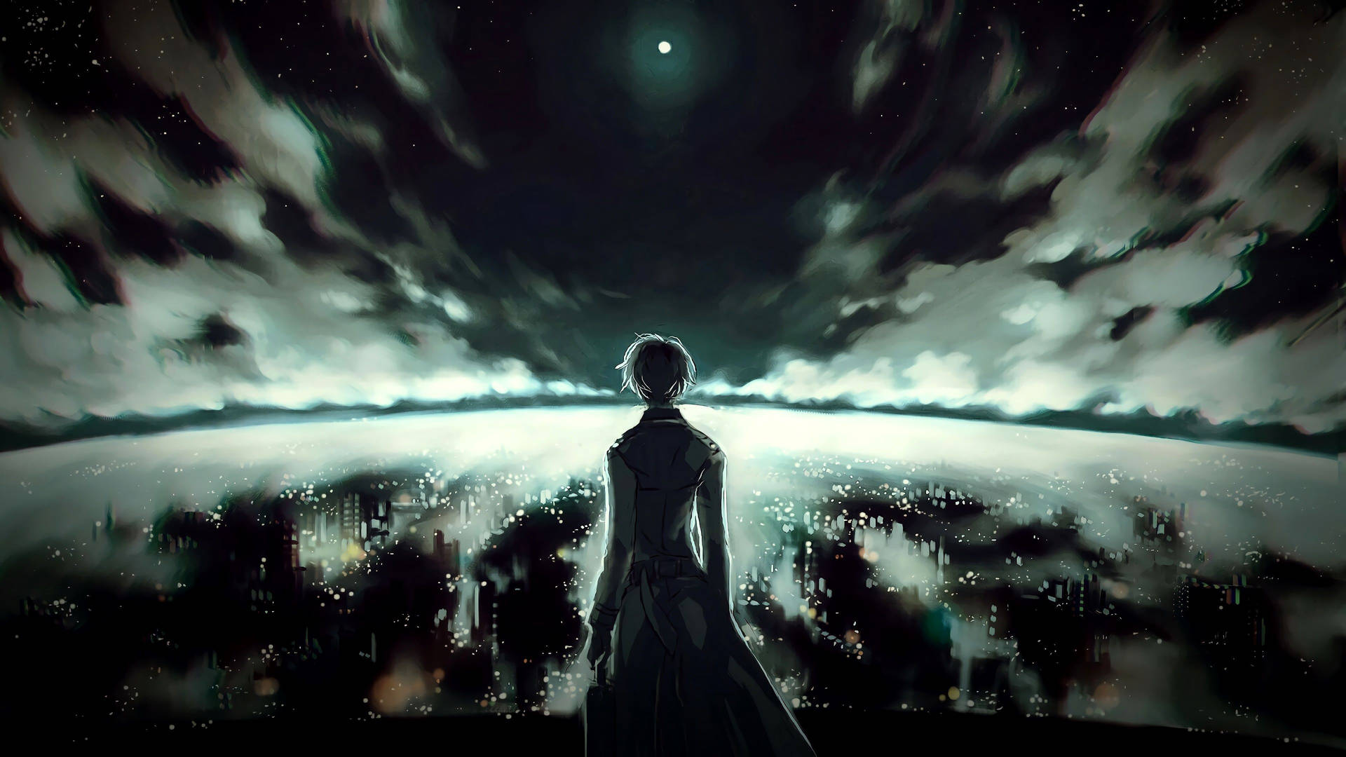 Tokyo Ghoul Phong Cách Anime Tối Màn Hình Máy Tính