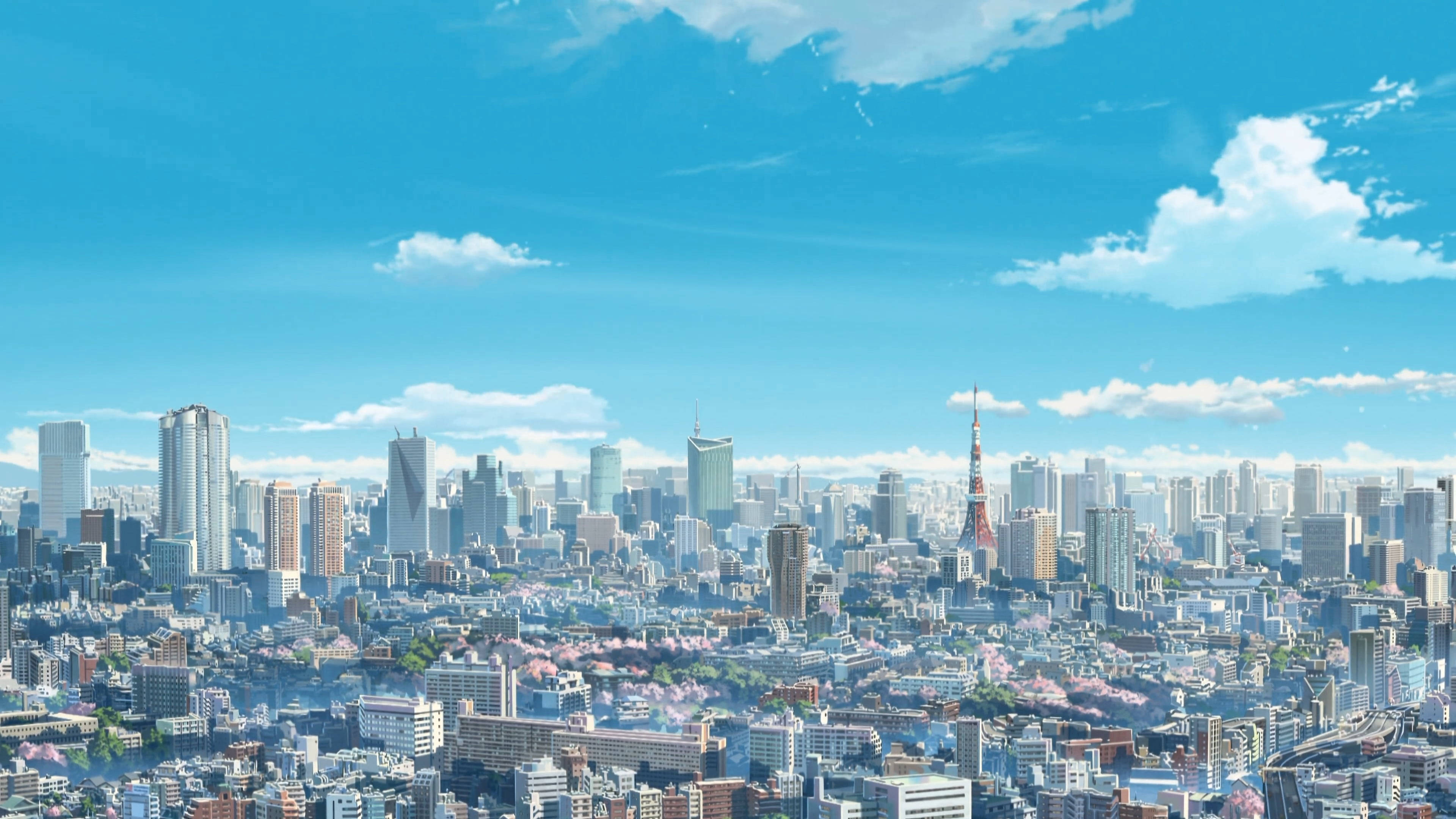 Tokyo Nhật Bản ban ngày 4K Hình nền