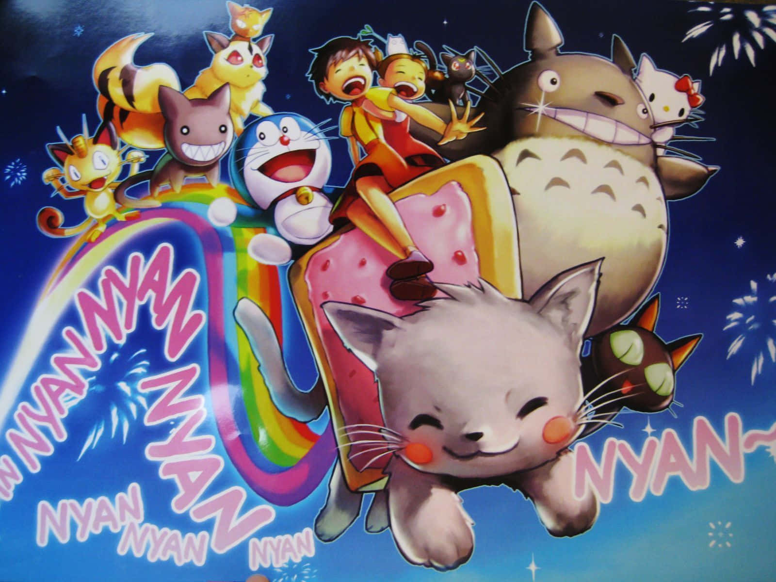 Tổng Hợp Mèo Anime Dễ Thương Hình nền