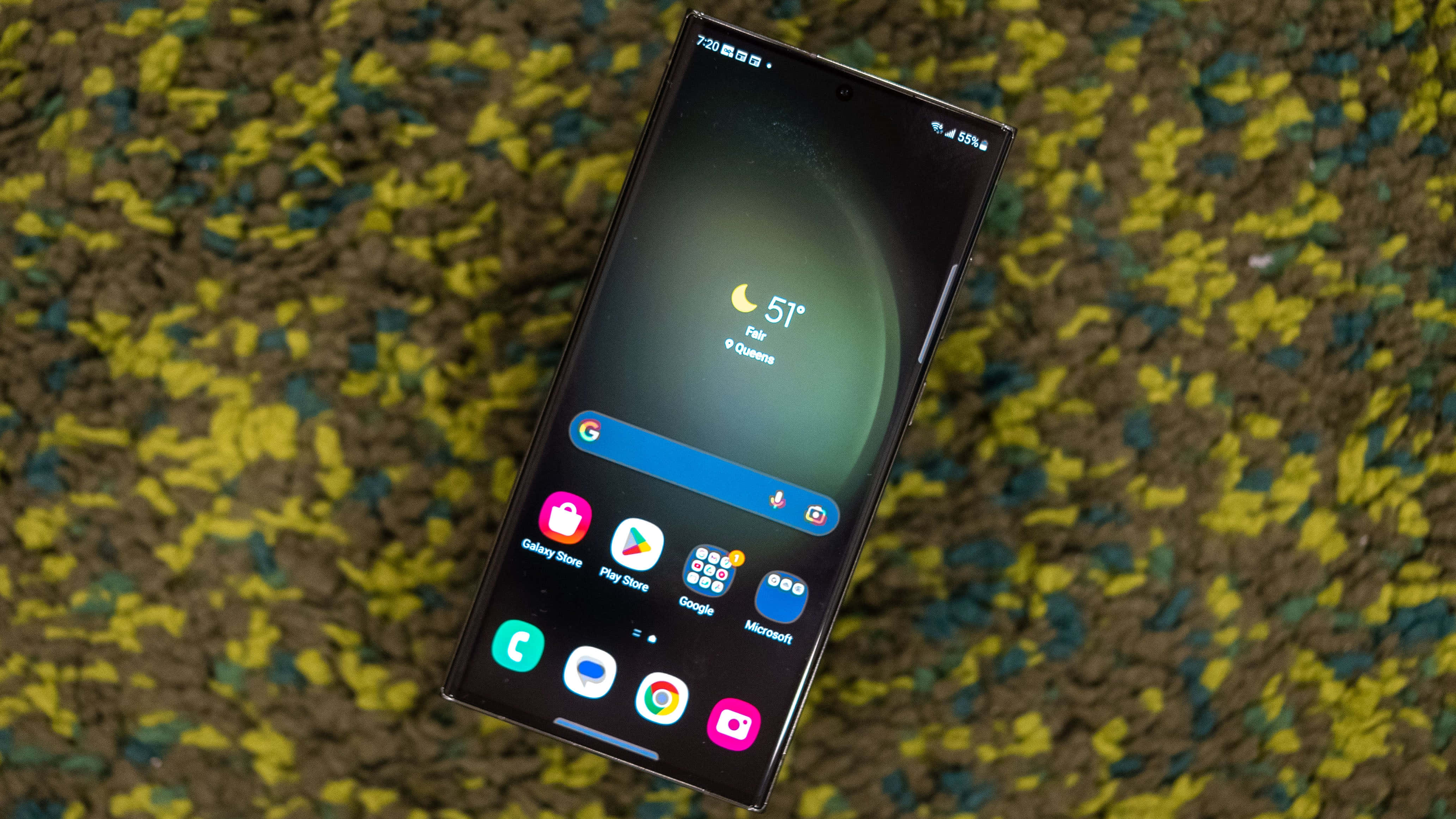Tổng quan màn hình Samsung S23 Ultra Hình nền