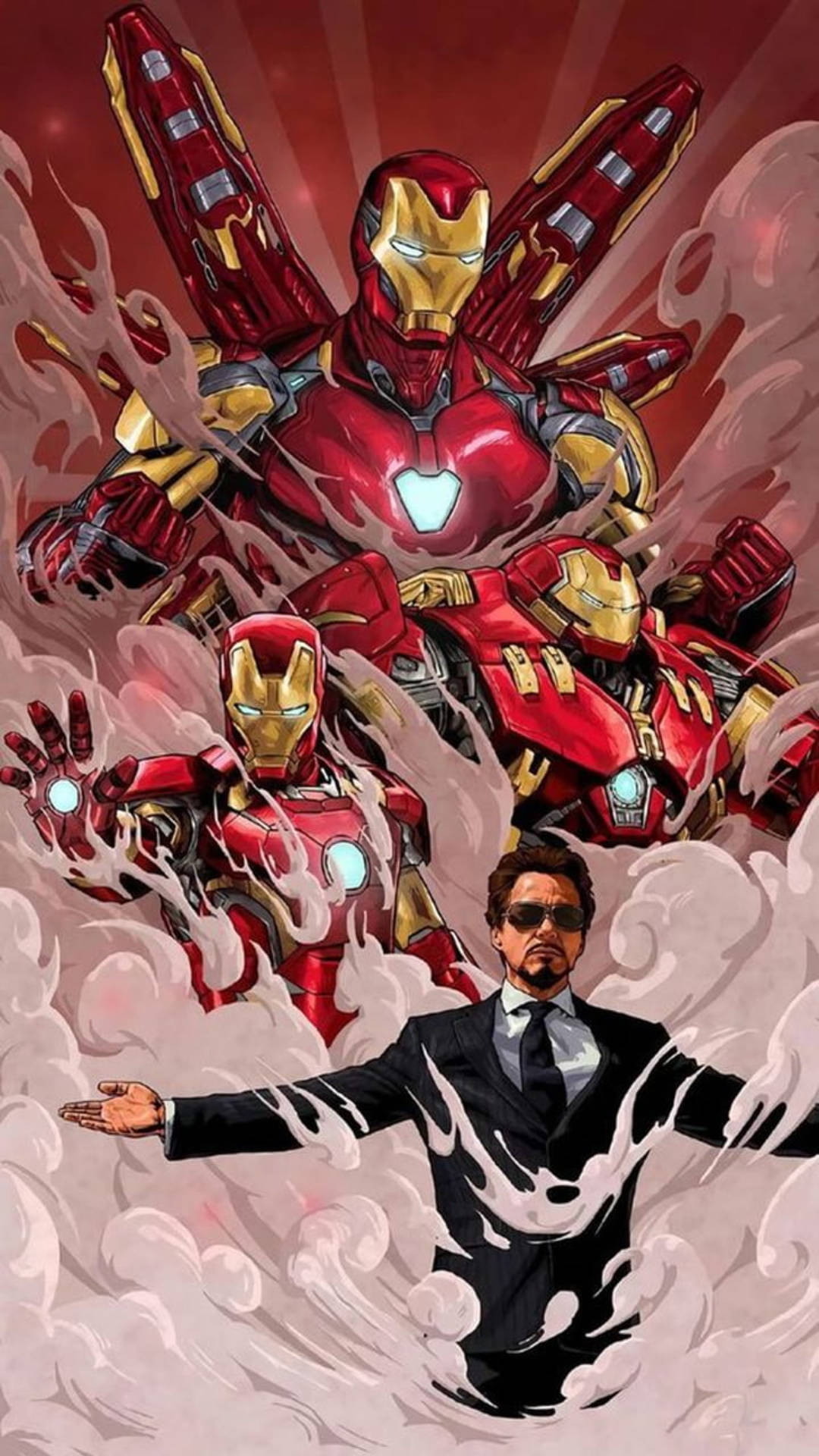 Tony Stark Iron Man Android Huy Hoàng Hình nền