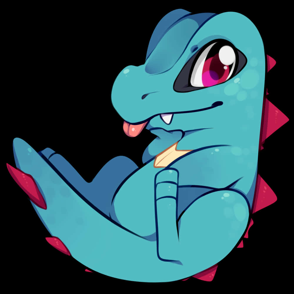 Totodile lè lưỡi Hình nền
