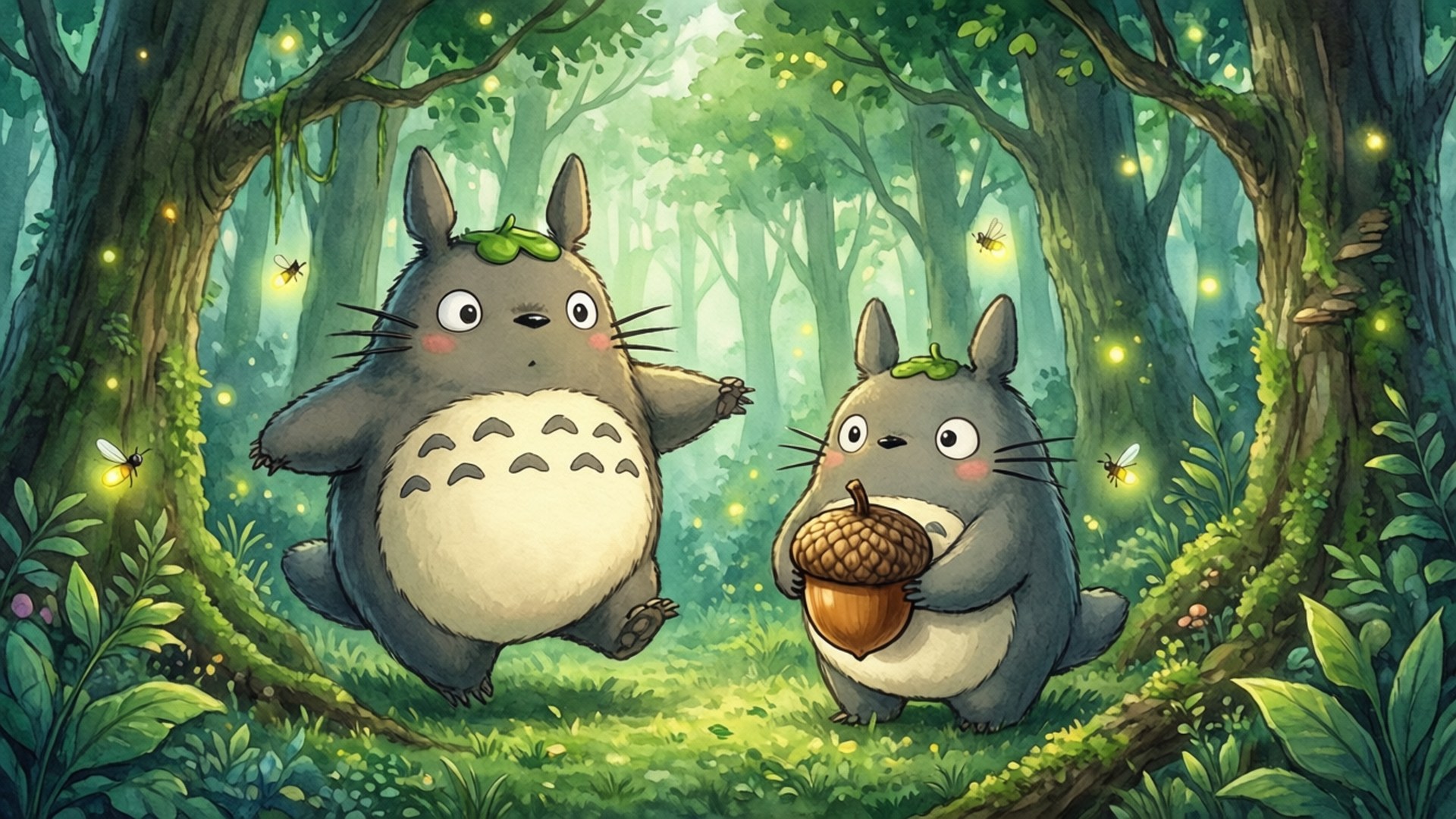 Totoro Linh Hồn Rừng Hình nền