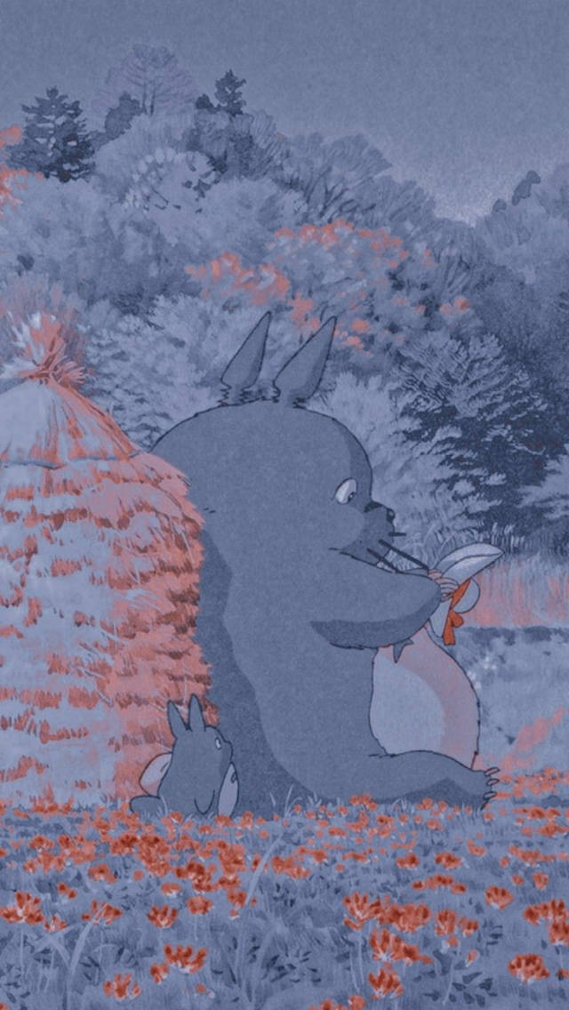 Totoro phong cách mềm mại Hình nền