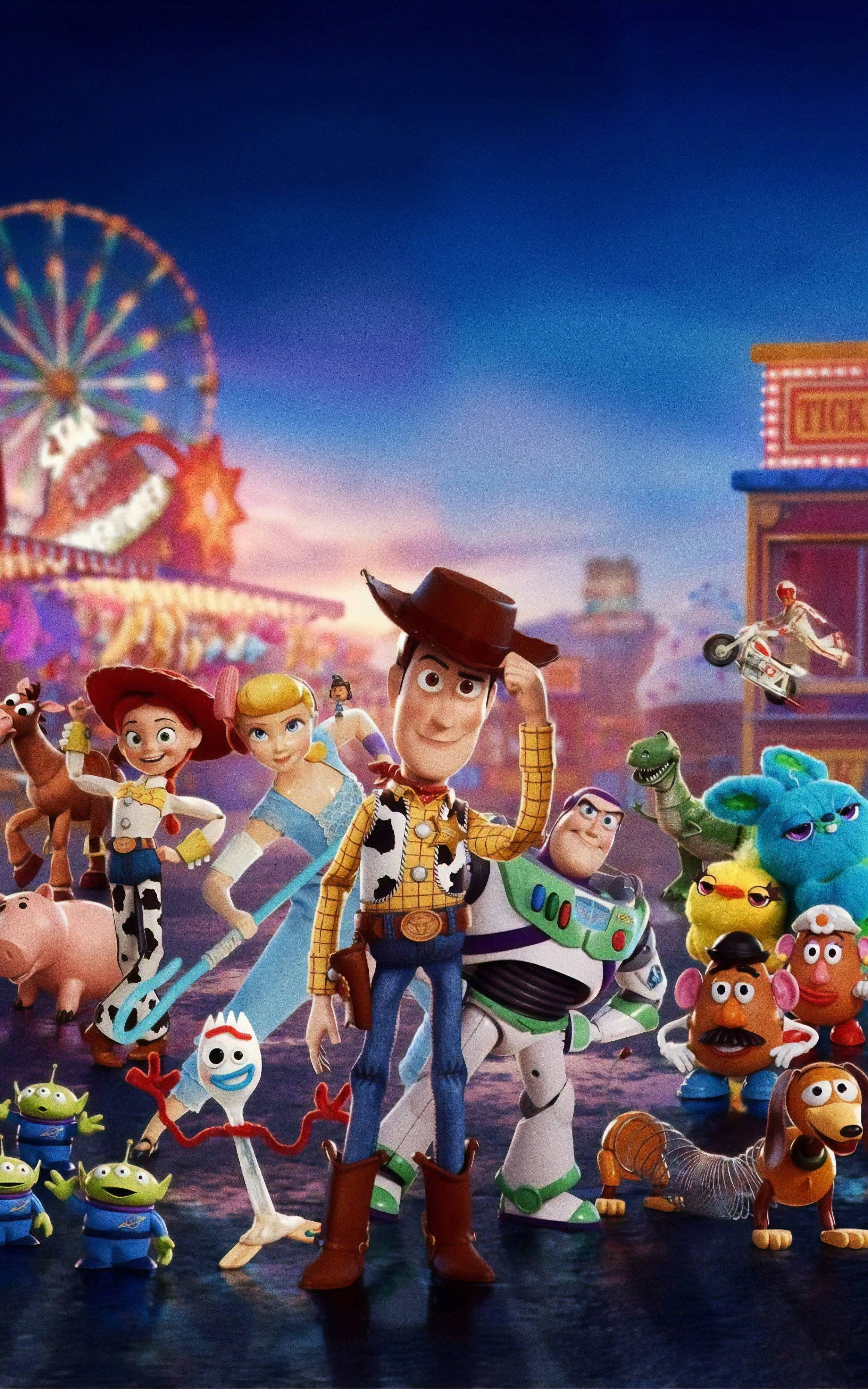 Toy Story 4 toàn bộ dàn nhân vật Hình nền
