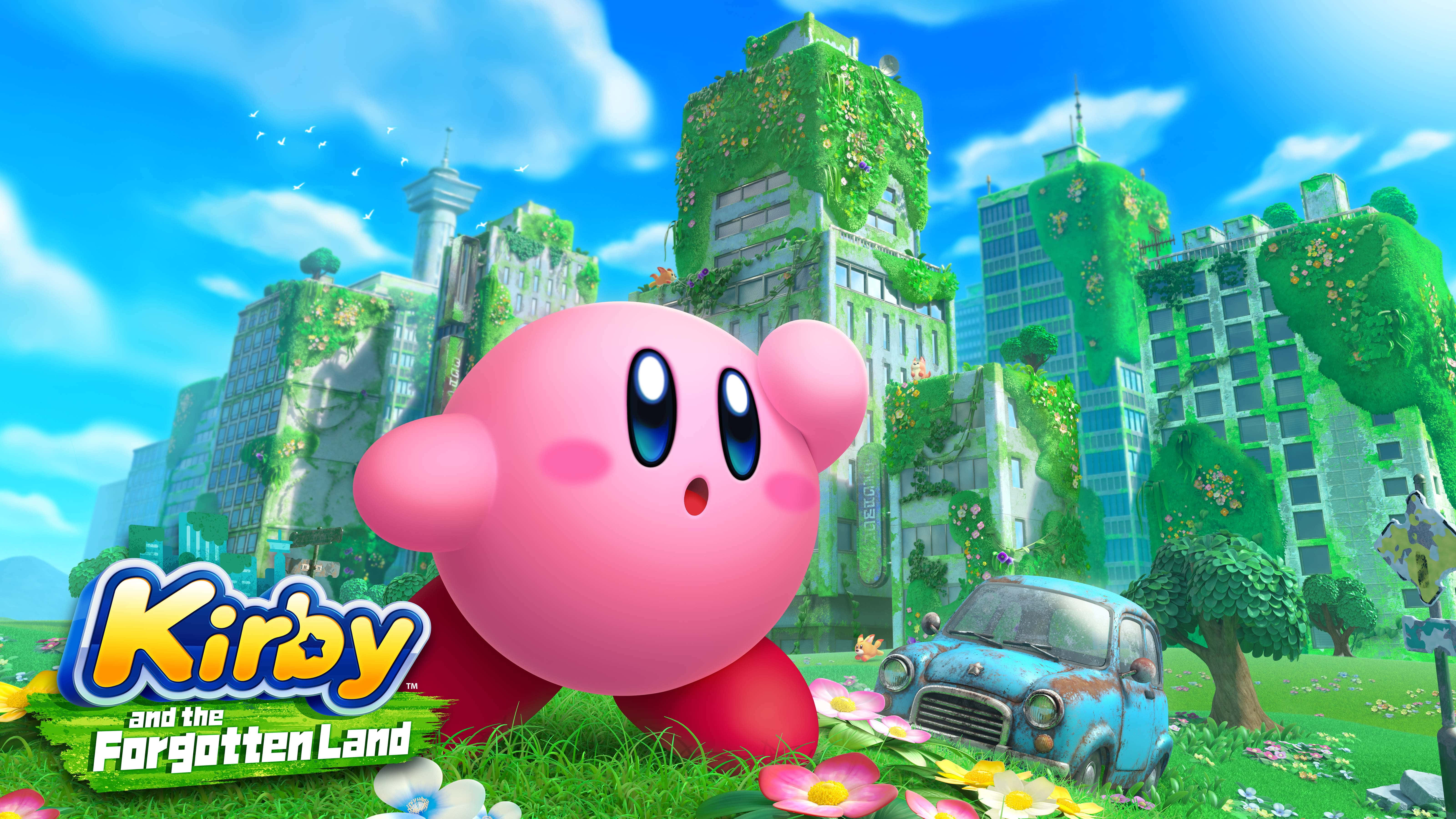 "Trải Nghiệm Đậm Đà - Thưởng Thức Bữa Ăn Cùng Kirby!" Hình nền