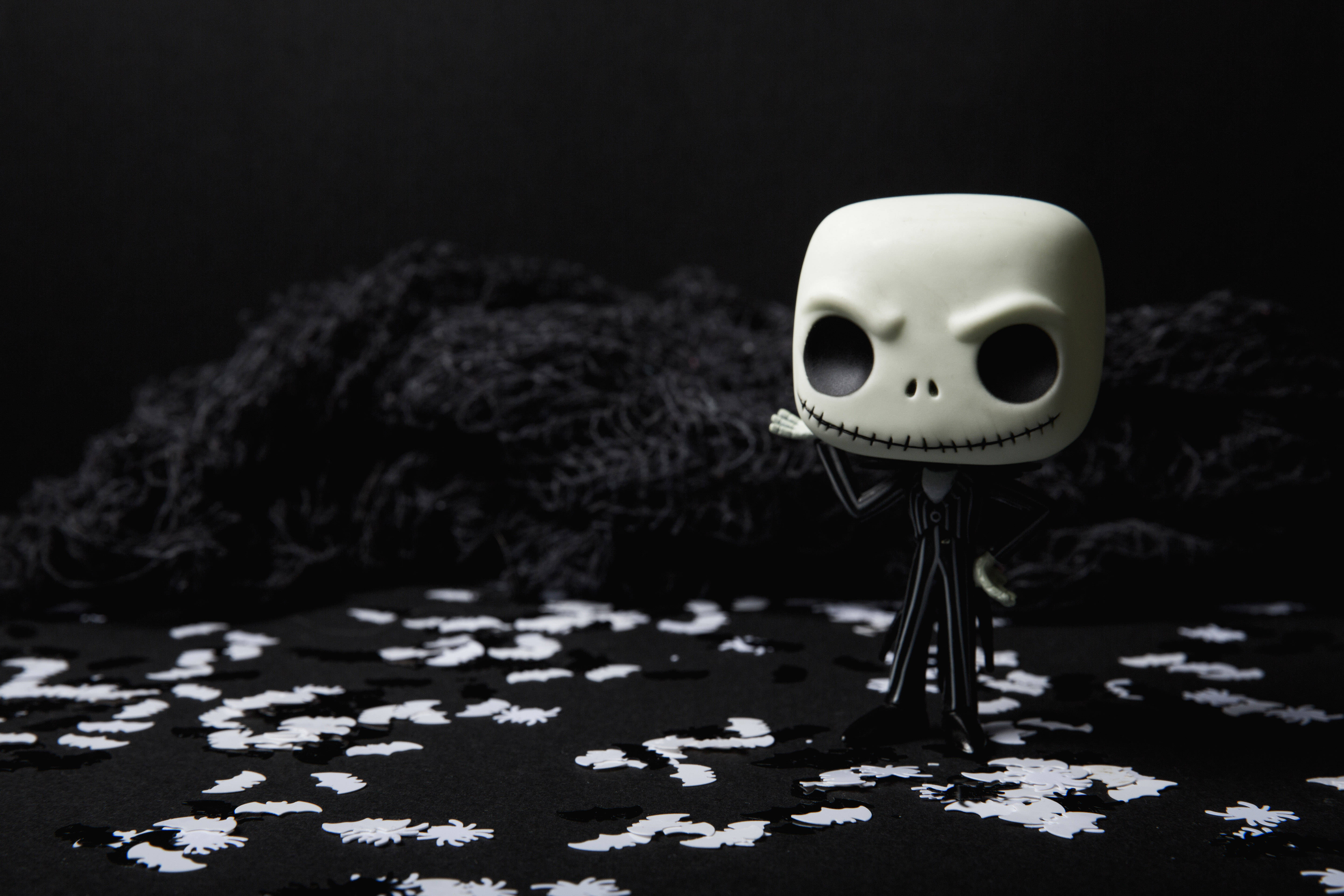 Trải nghiệm Bí ẩn Giáng sinh của Tim Burton với Jack Skellington phiên bản Pop Hình nền