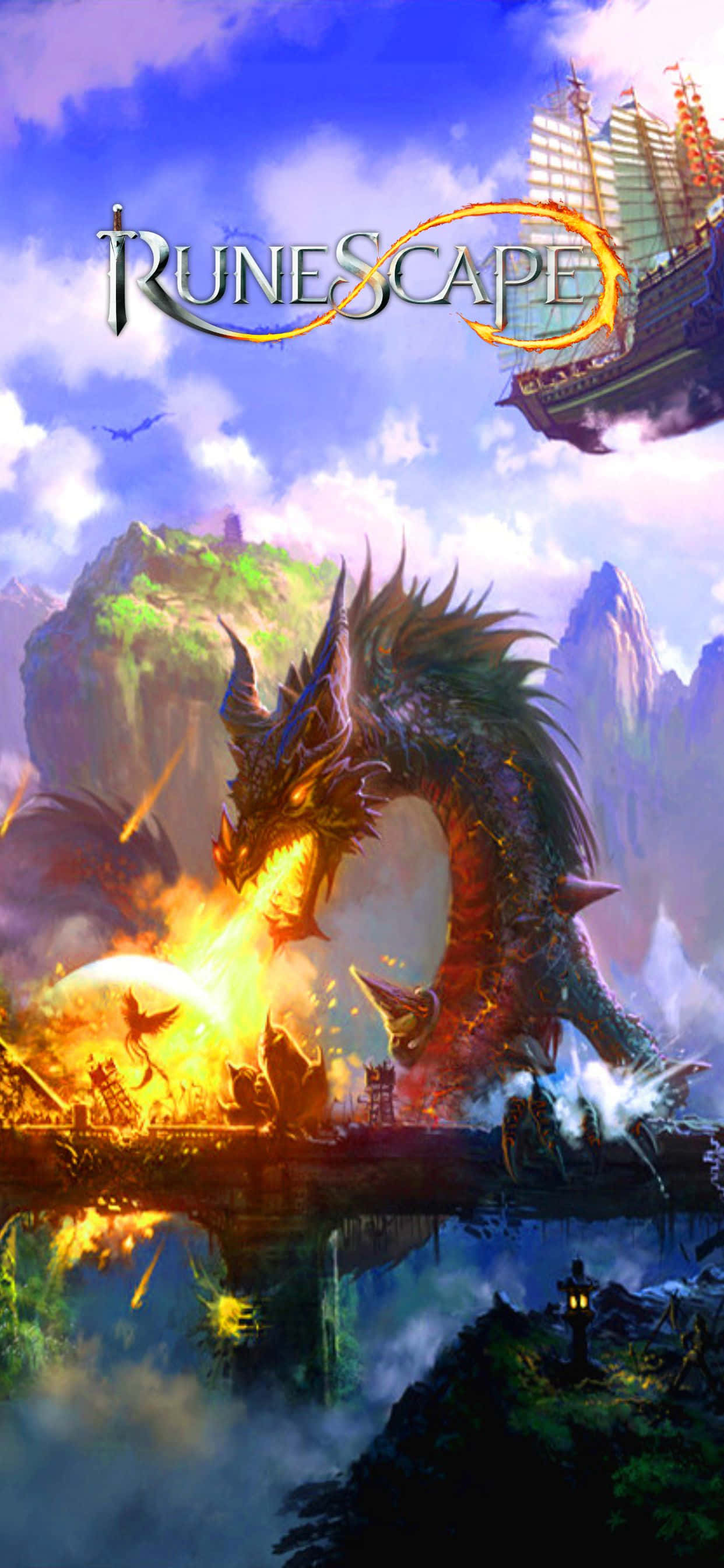 Trải nghiệm chơi game đỉnh cao với iPhone Xs Max và Runescape Hình nền