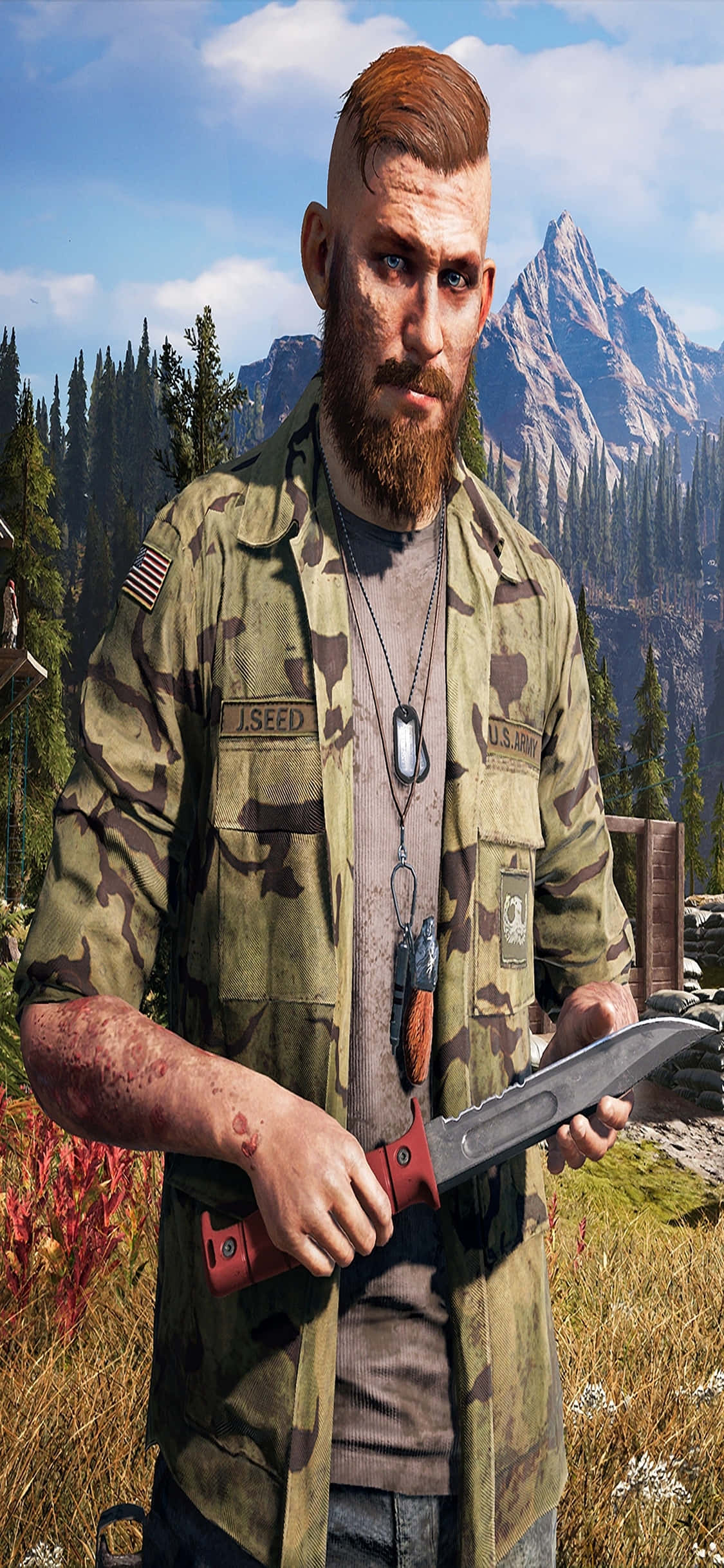 Trải nghiệm chơi game độ nét cao: Tận hưởng Far Cry 5 trên iPhone XS Hình nền