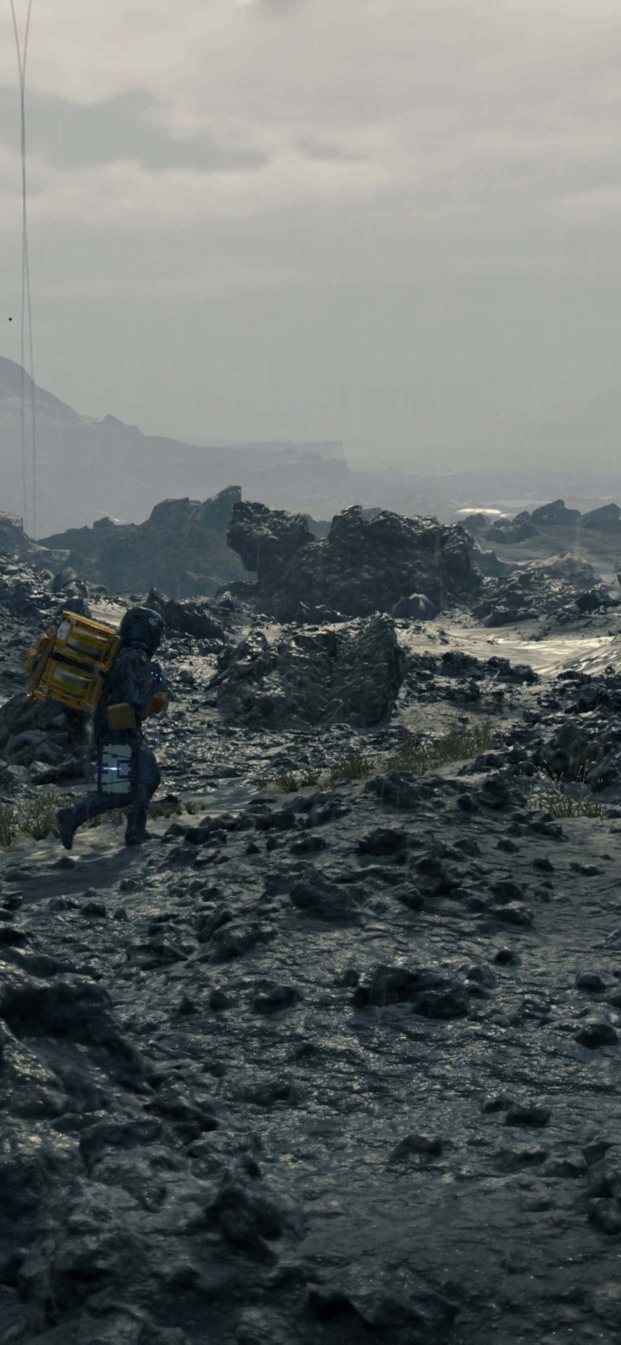 Trải nghiệm sự kịch tính của Death Stranding trên iPhone Xs Max Hình nền