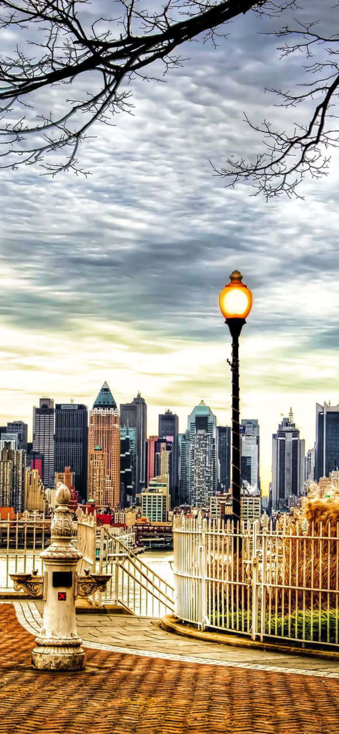 Trải nghiệm Sự quyến rũ của NYC với iPhone Xs Hình nền