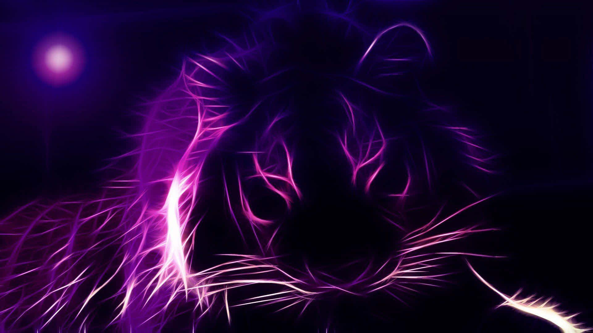 Trải nghiệm sự rực rỡ của màu tím neon Hình nền