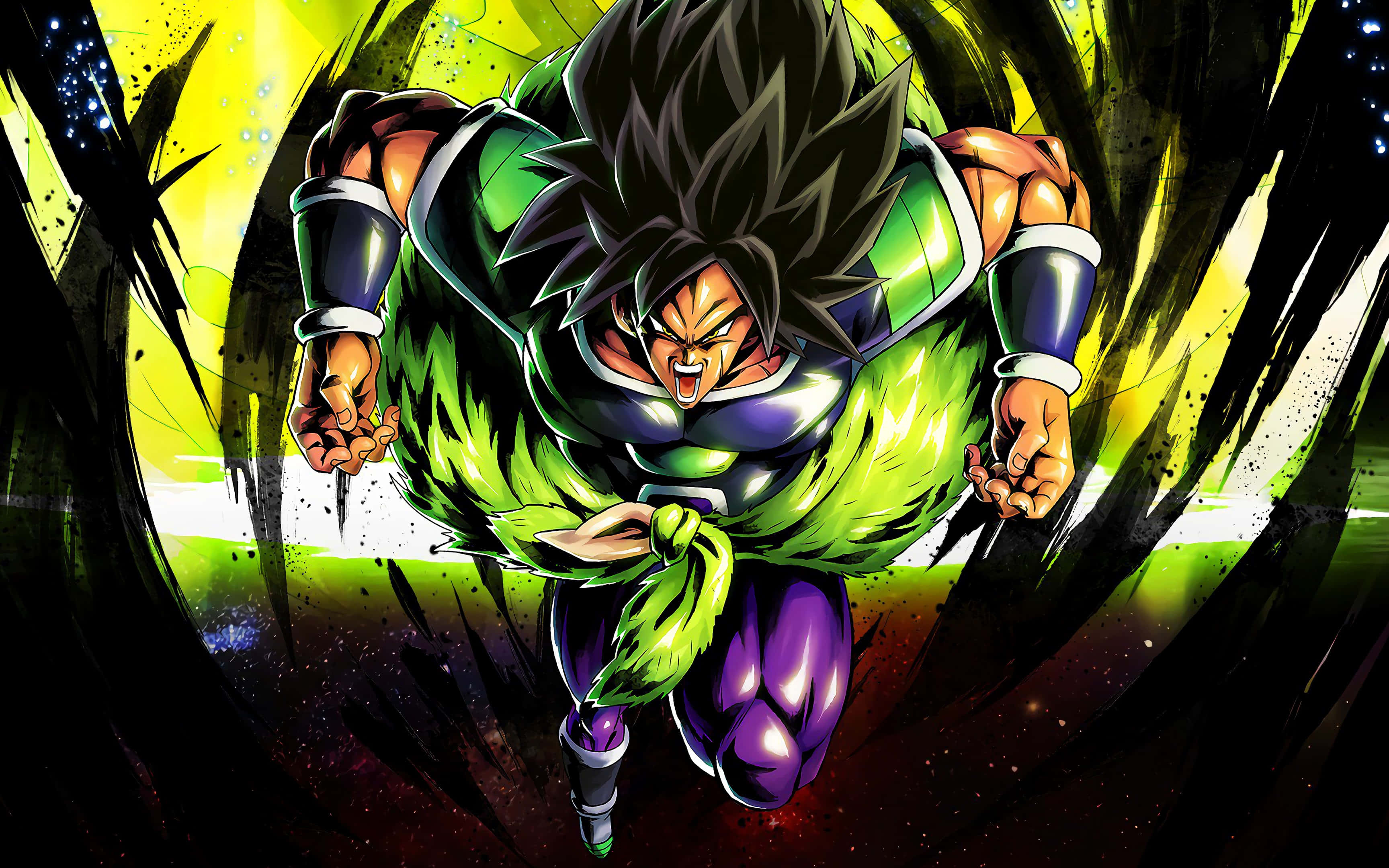 Trải Nghiệm Sức Mạnh của Super Saiyan God Super Saiyan Broly - Dragon Ball Super Broly Hình nền