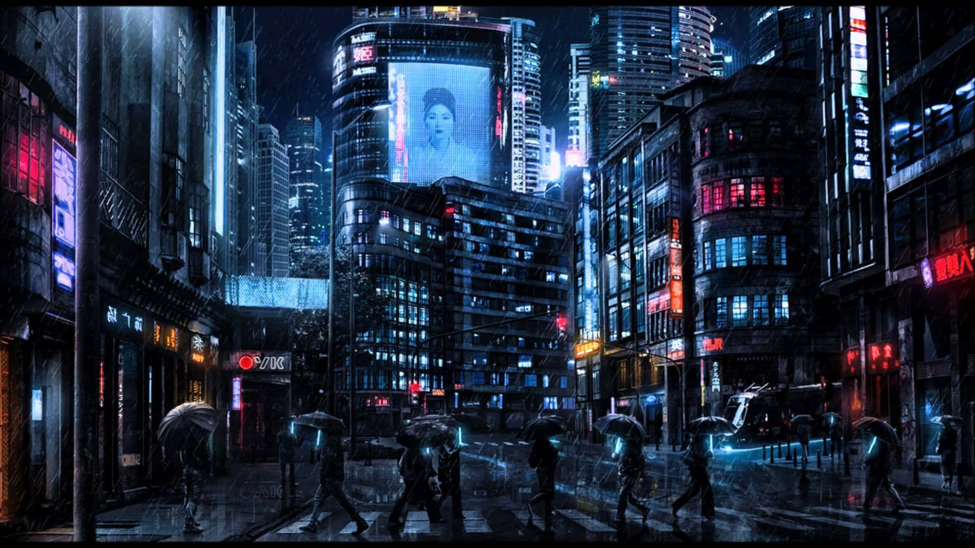 Trải nghiệm thế giới hỗn loạn của Dark City Hình nền