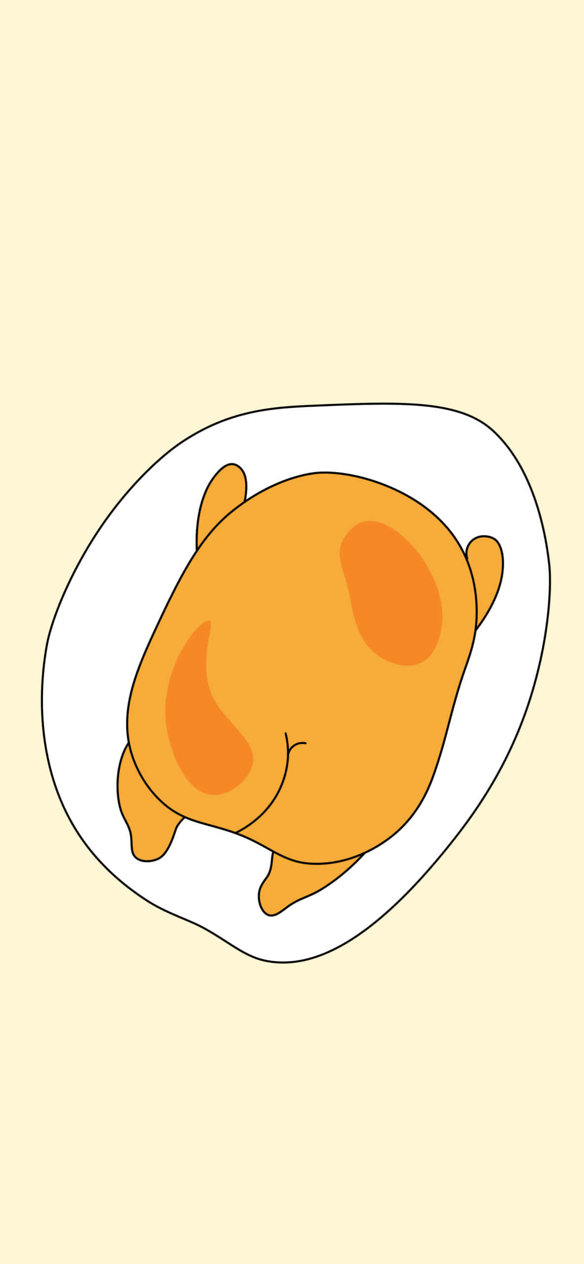 Trải nghiệm thế giới vui nhộn của Gudetama qua điện thoại của bạn Hình nền