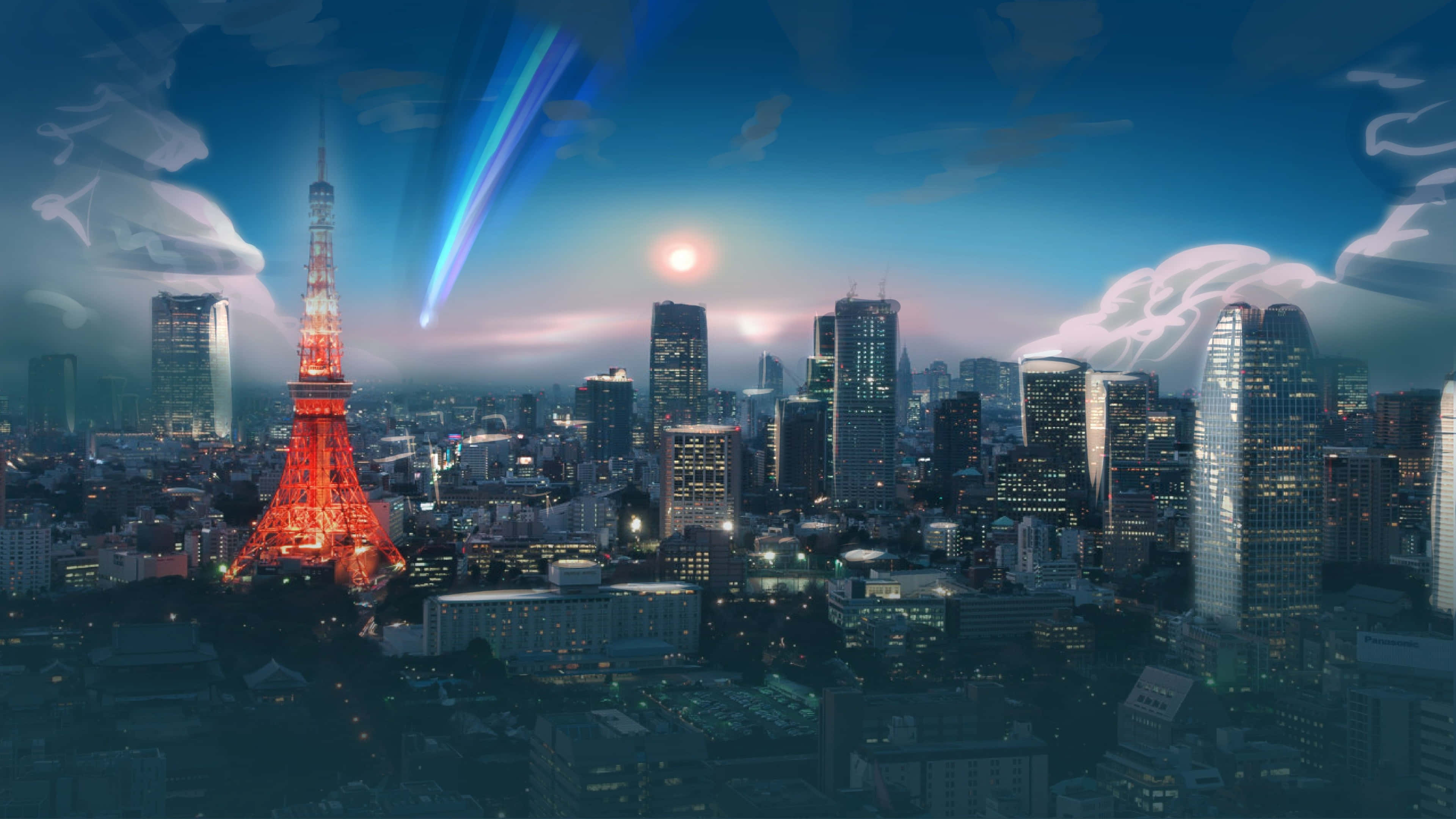 Trải nghiệm vẻ đẹp và văn hóa của Tokyo, Nhật Bản. Hình nền