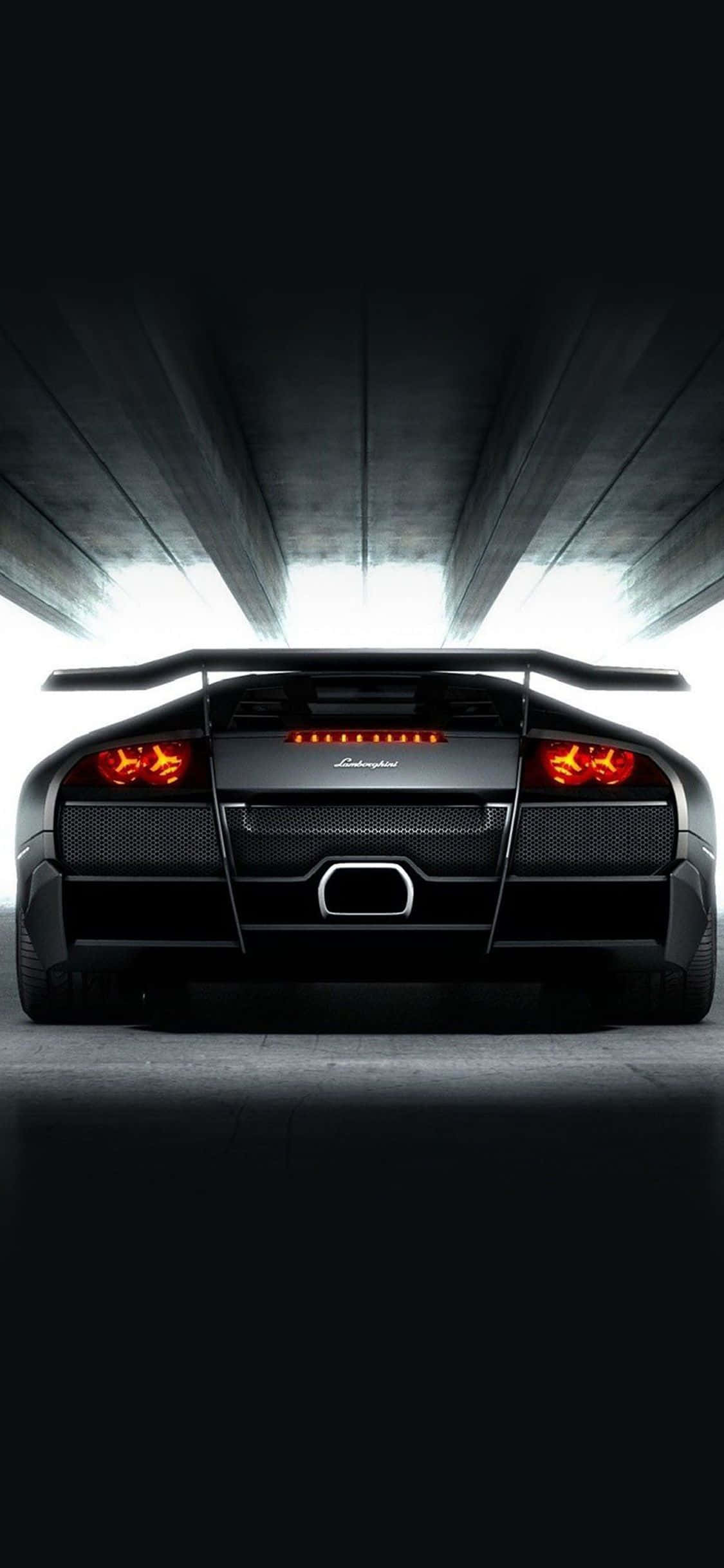 Trải nghiệm xa xỉ - sở hữu điện thoại thông minh Lamborghini đen Hình nền
