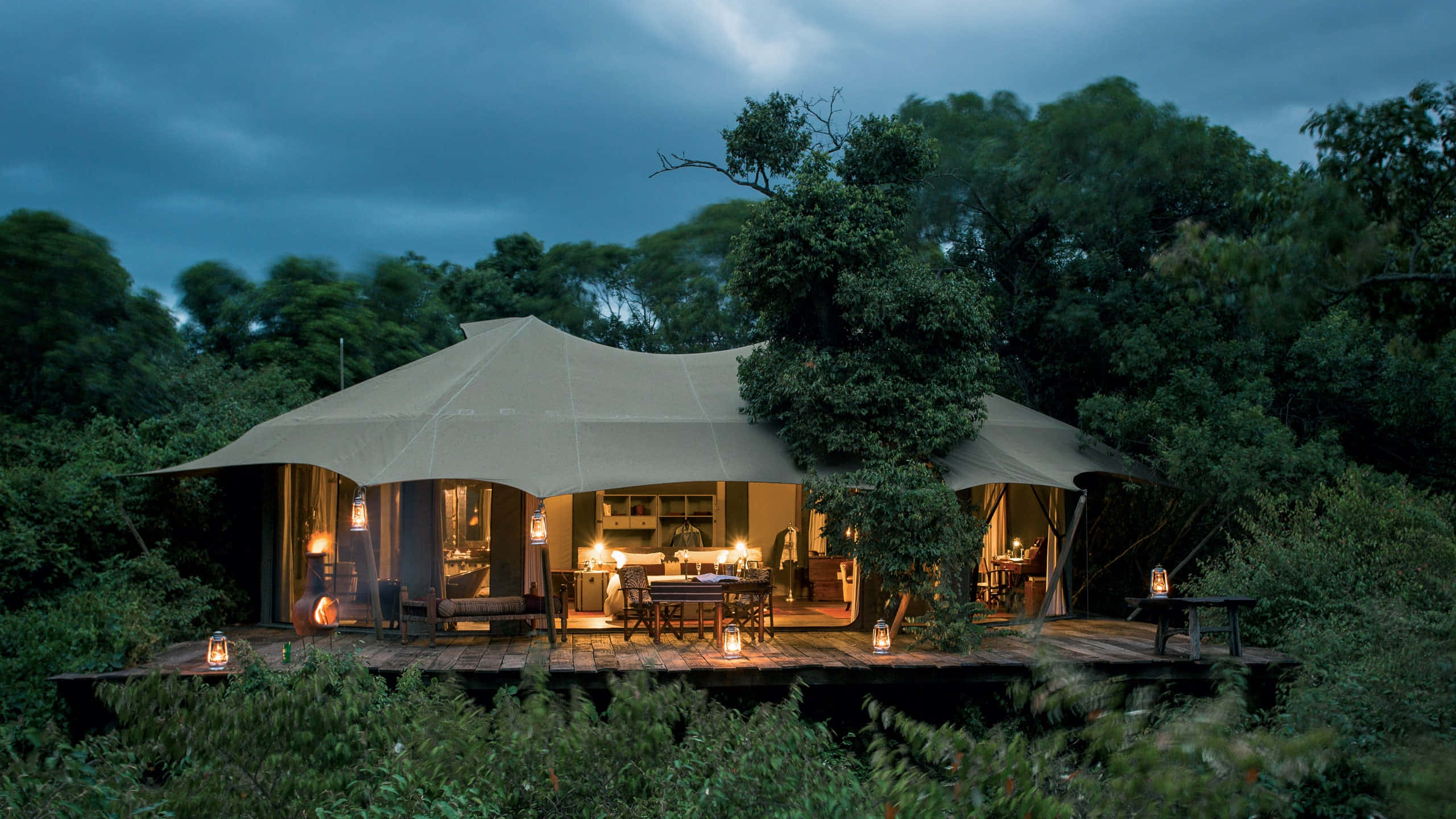 Trại Đồng Cỏ Masai Mara Hình nền