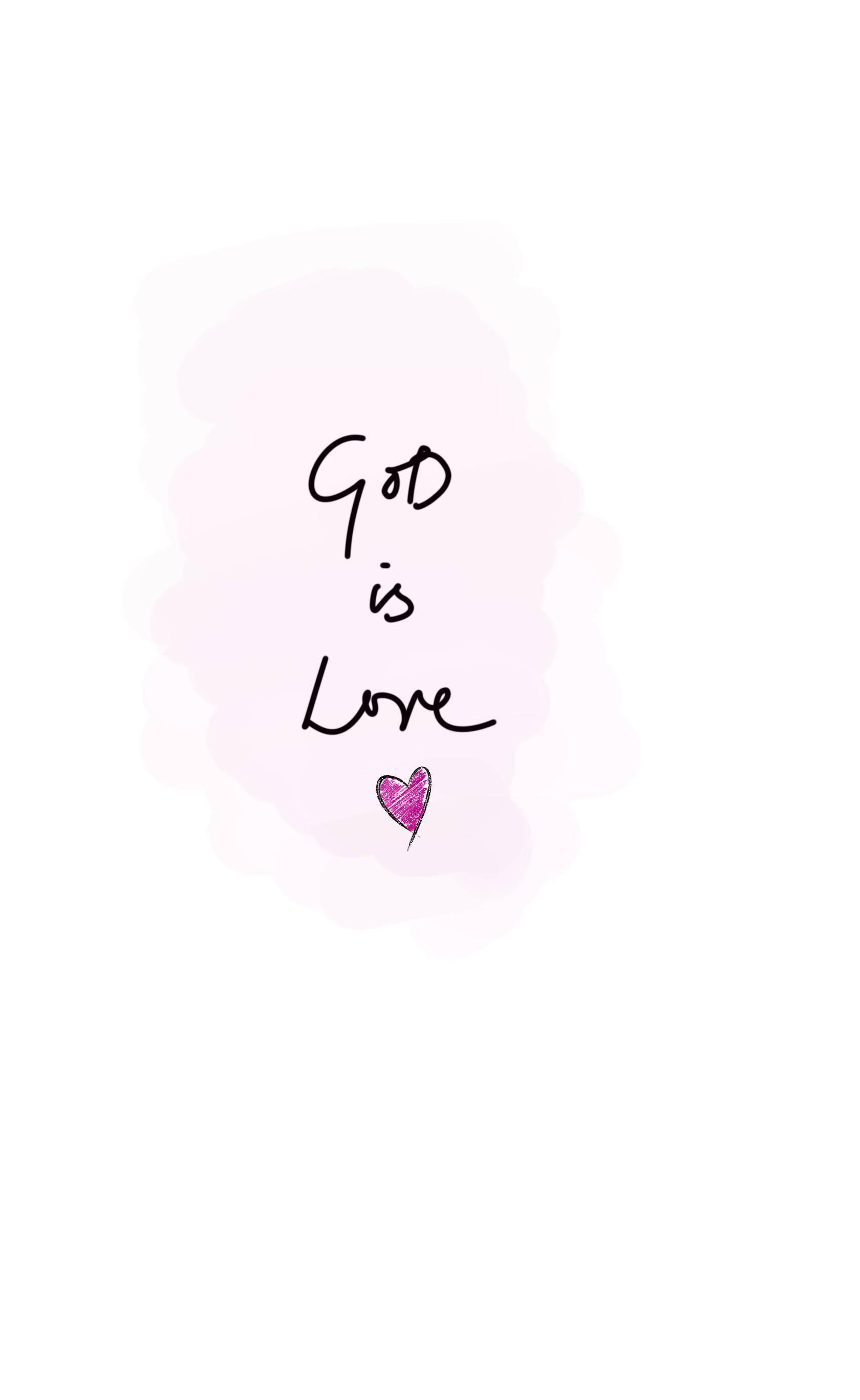 Trái Tim Hồng I Love Jesus iPhone Hình nền