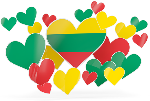 Trái Tim Tự Hào Lithuania Hình nền