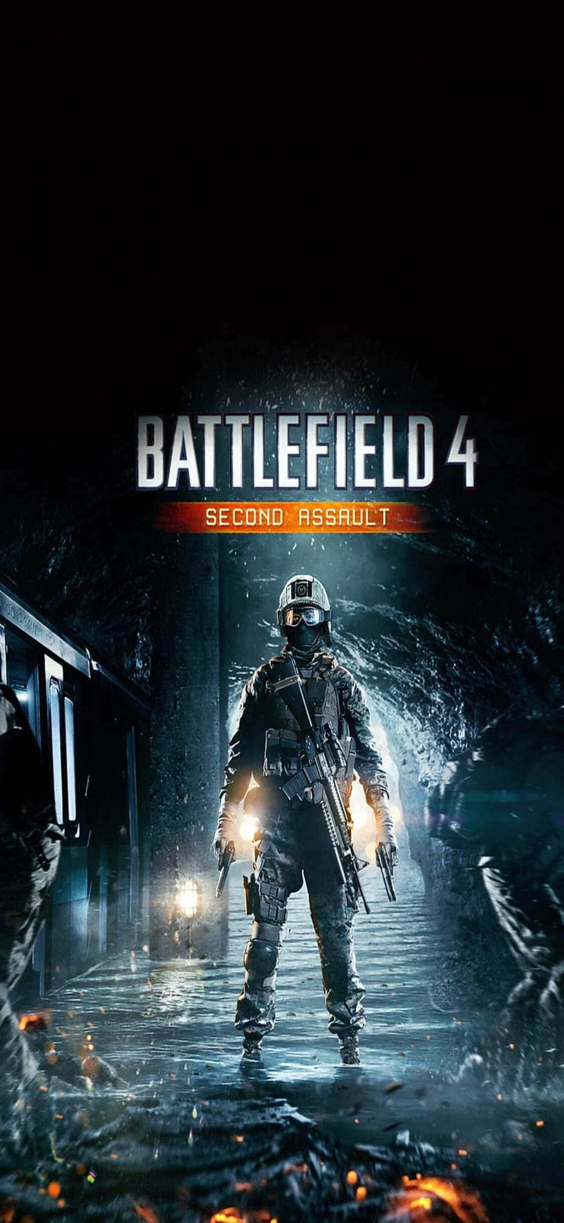 Hành động chiến trường khốc liệt đang chờ bạn với iPhone X và Battlefield 4 Hình nền
