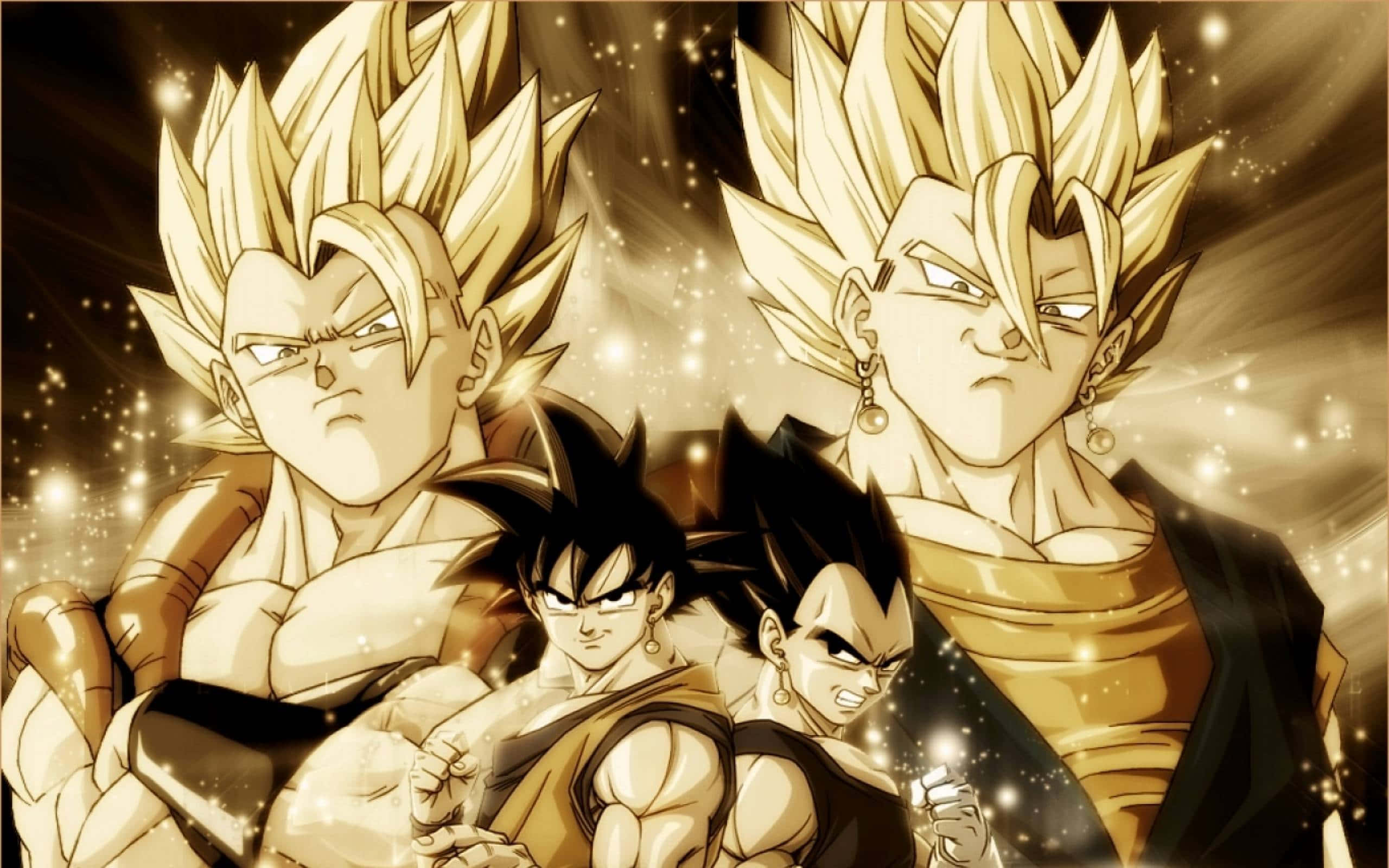 Trận chiến khốc liệt giữa Goku và Vegeta trong Dragon Ball Z Hình nền