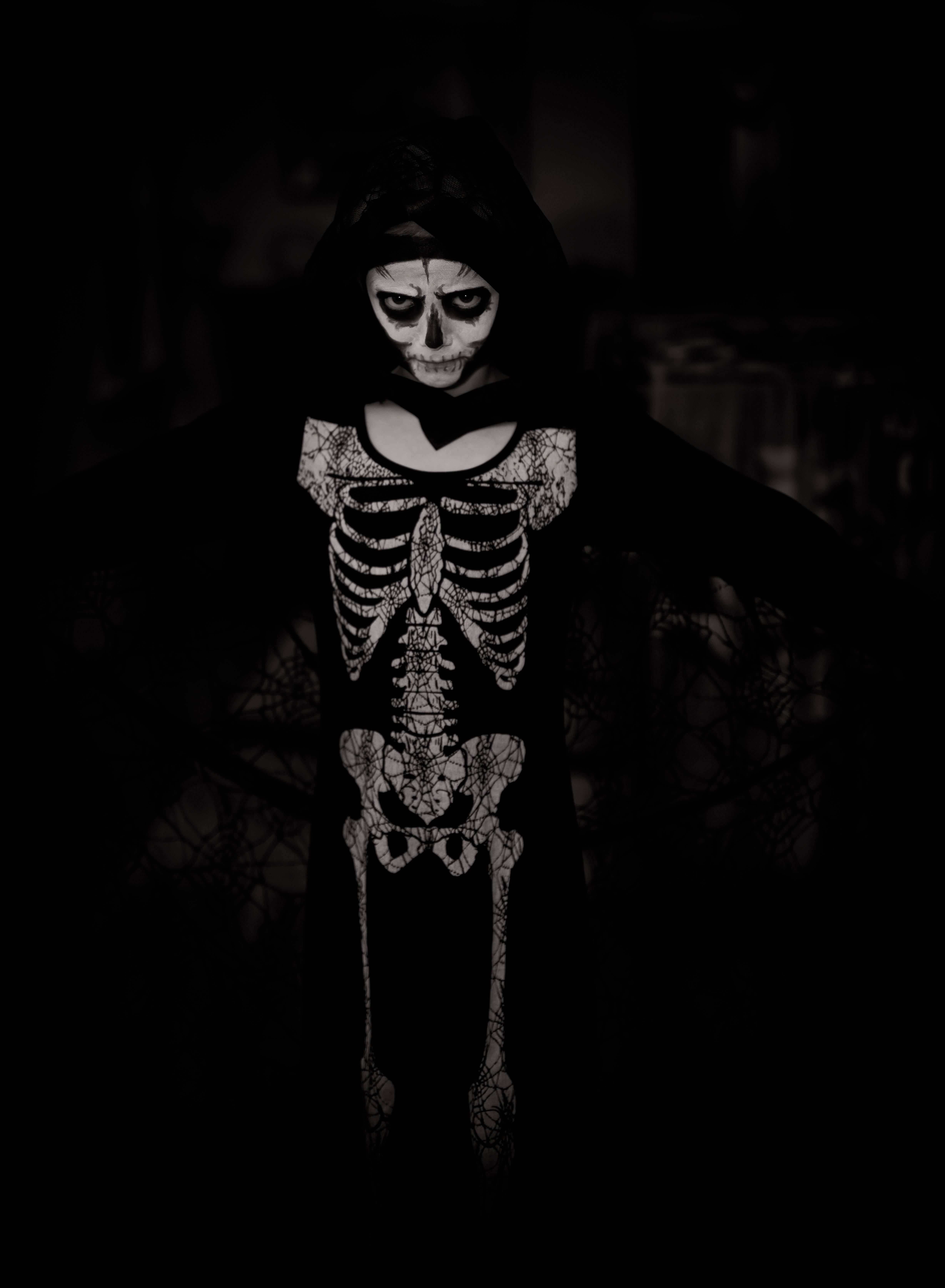 Trang phục Halloween xương người Hình nền