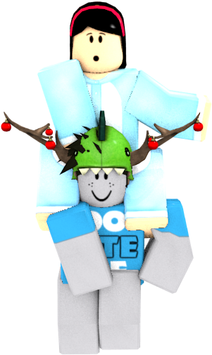 Trang phục lễ hội nhân vật Roblox với mũ tuần lộc Hình nền