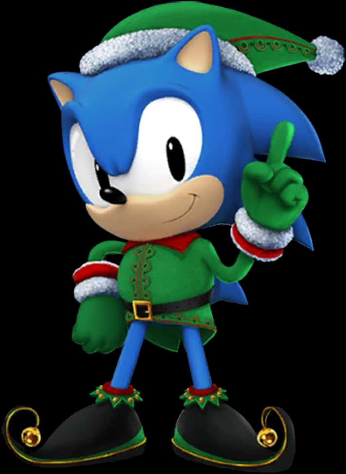 Trang phục Sonic mùa lễ Hình nền