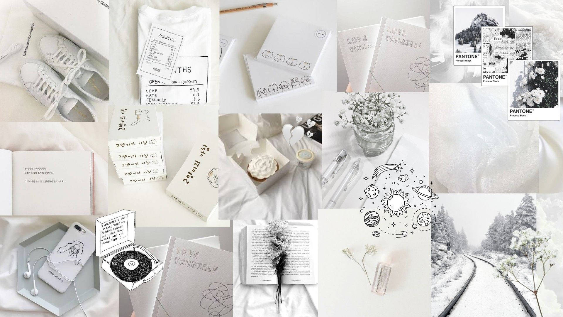 Trang Trí Sang Trọng Kết Hợp Hình Vẽ Nghệ Thuật Phong Cách Pinterest Hình nền