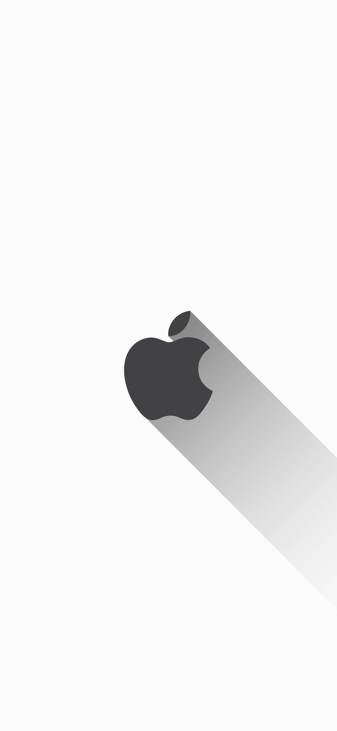 Trắng với logo Apple iPhone Hình nền