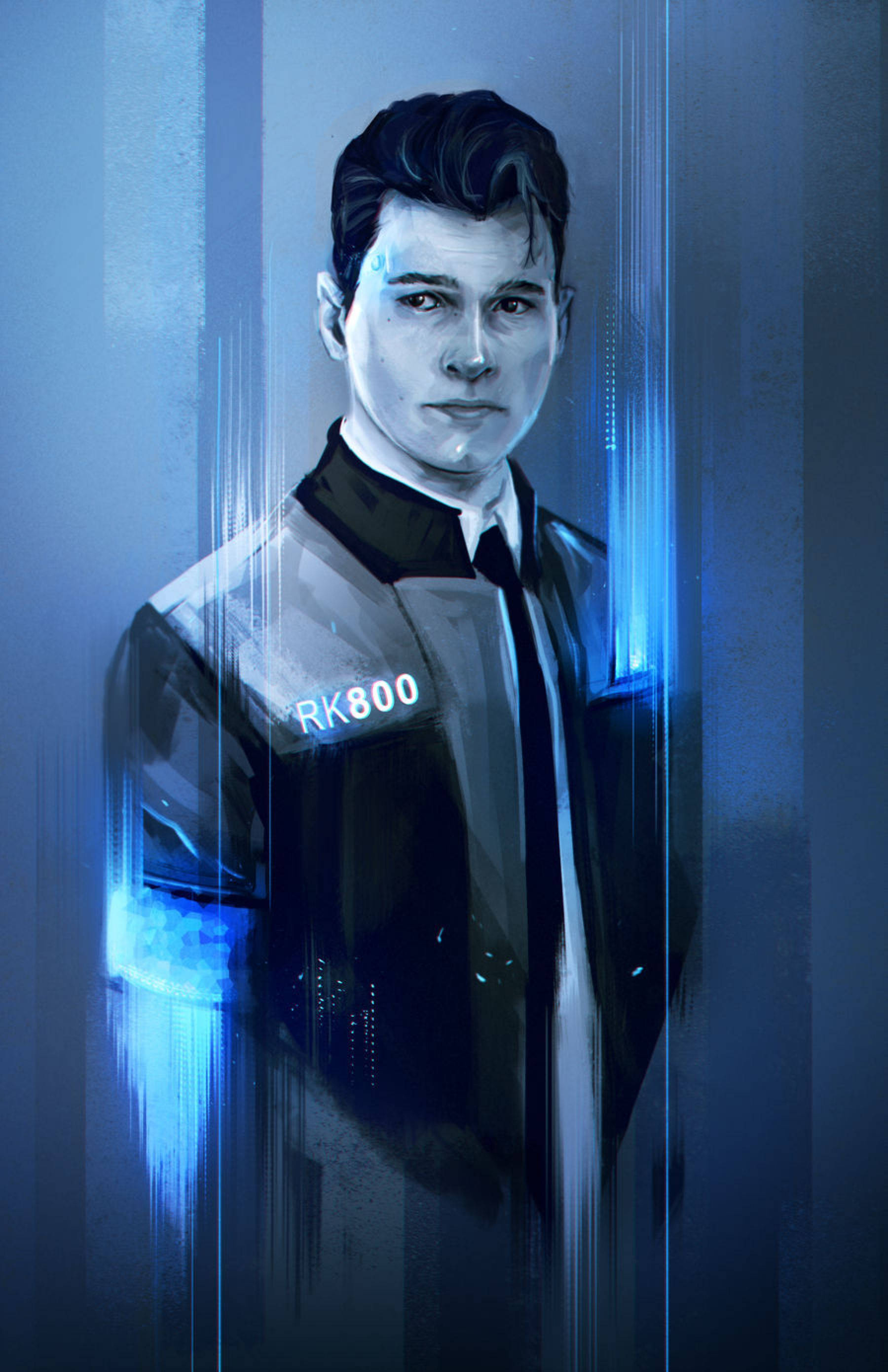 Tranh fan art Connor Detroit Become Human Hình nền
